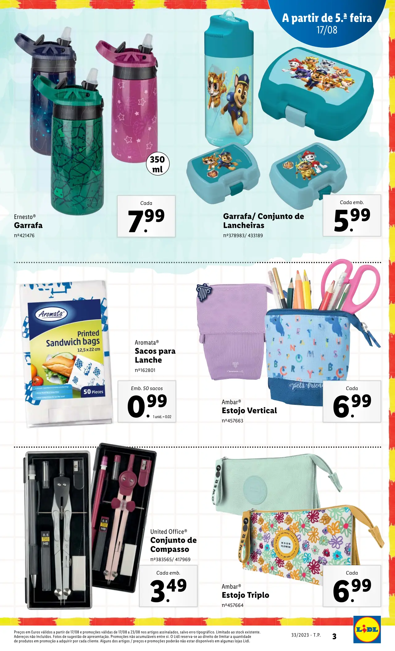 Antevis&atilde;o Folheto LiDL Promo&ccedil;&otilde;es (17 a 23 agosto)
