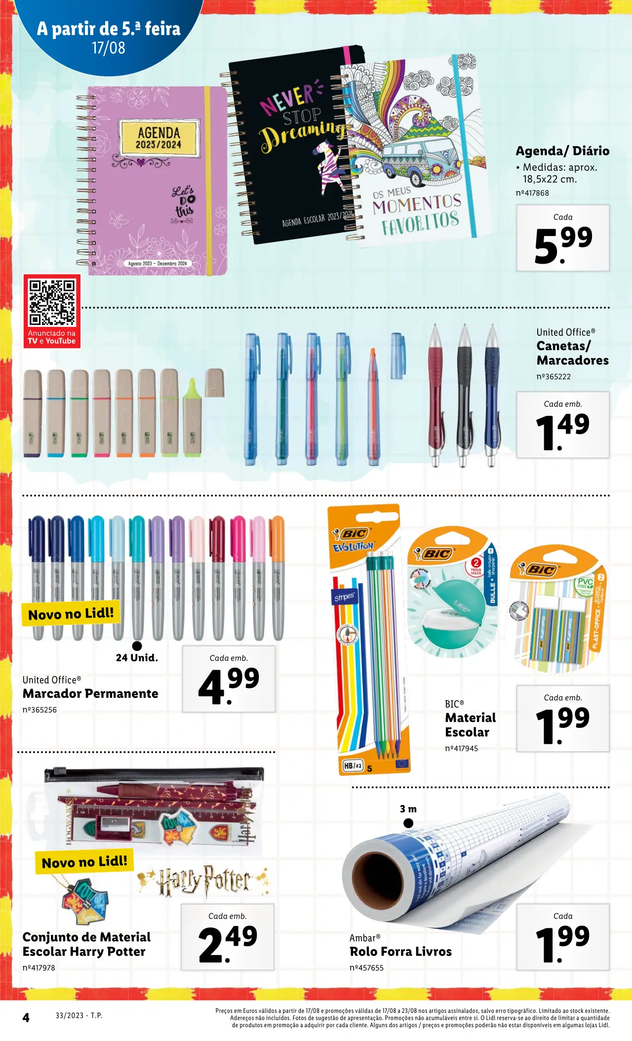 Antevis&atilde;o Folheto LiDL Promo&ccedil;&otilde;es (17 a 23 agosto)