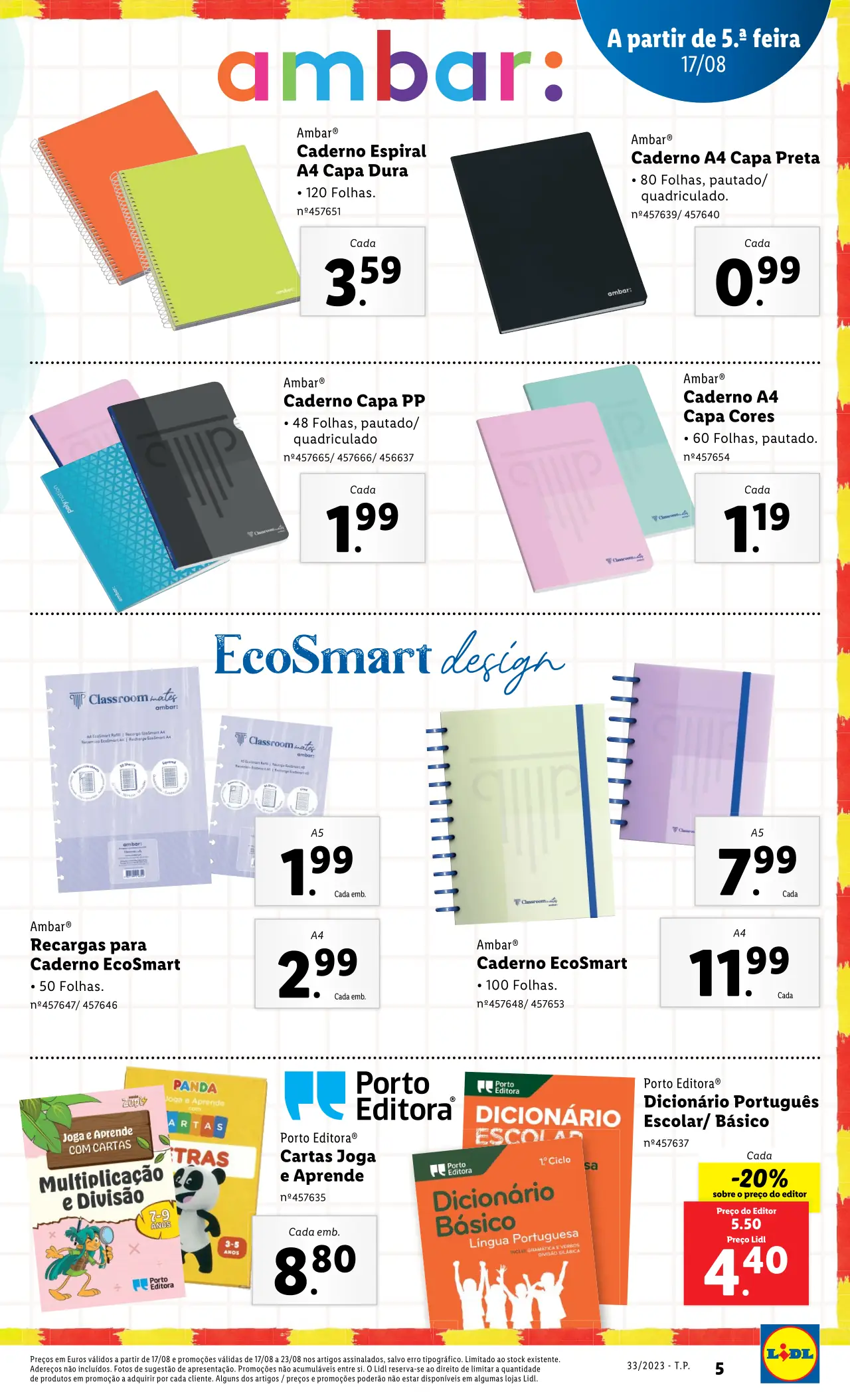 Antevis&atilde;o Folheto LiDL Promo&ccedil;&otilde;es (17 a 23 agosto)