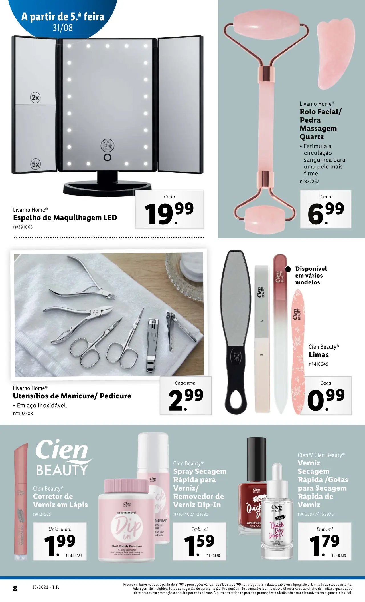 Antevis&atilde;o Folheto LiDL Promo&ccedil;&otilde;es (31 agosto a 6 setembro)