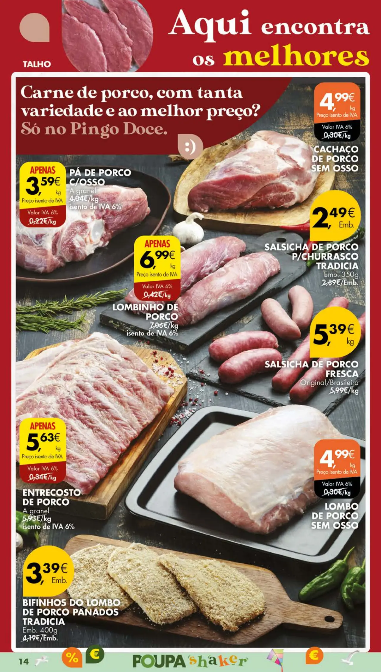 Antevis&atilde;o Folheto Pingo Doce (8 a 14 agosto)