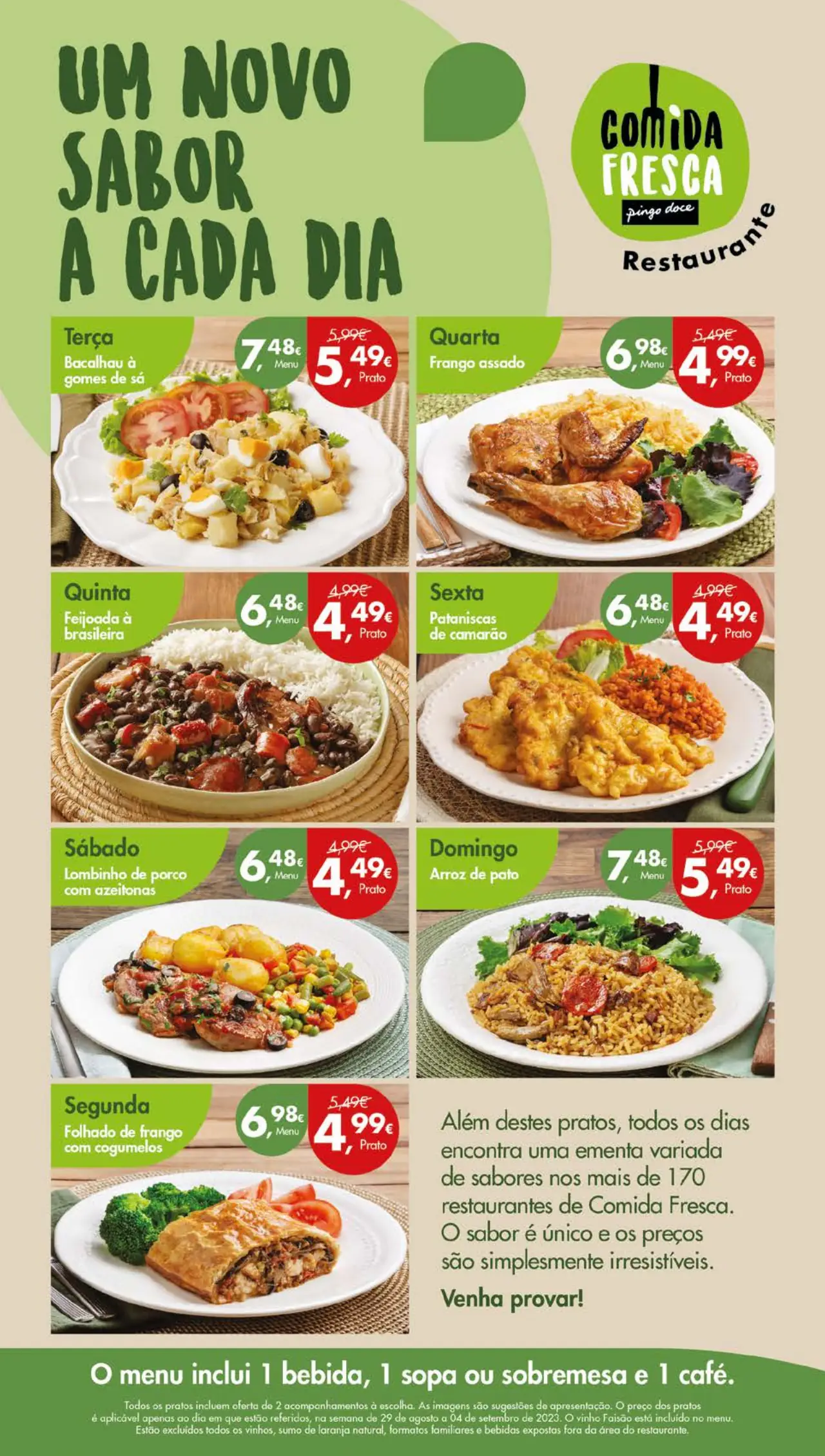 Antevis&atilde;o Folheto Pingo Doce (29 agosto a 4 setembro)