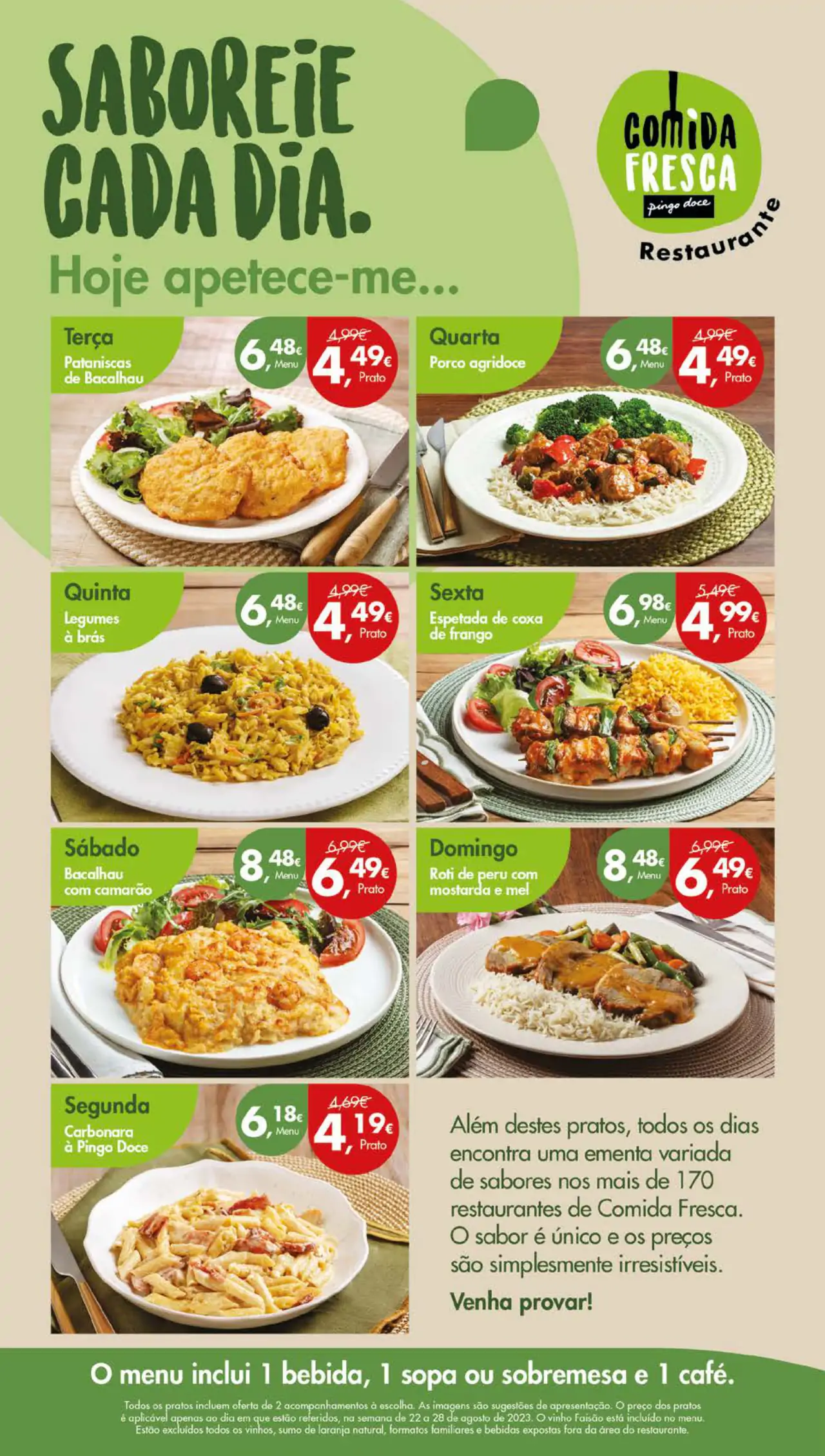 Antevis&atilde;o Folheto Pingo Doce (22 a 28 agosto)