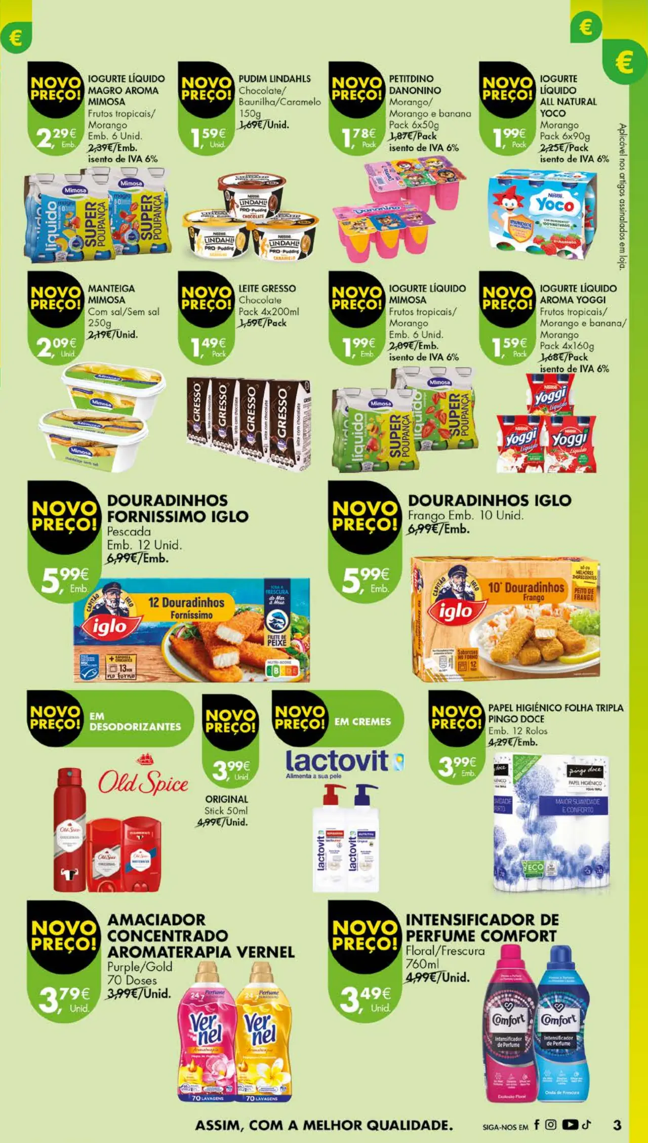 Antevis&atilde;o Folheto Pingo Doce (8 a 14 agosto)