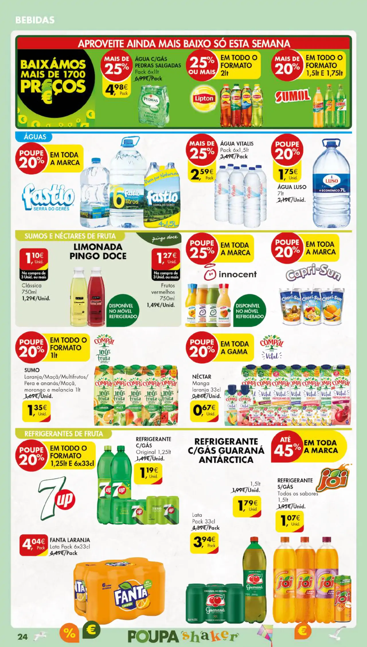 Antevis&atilde;o Folheto Pingo Doce (22 a 28 agosto)