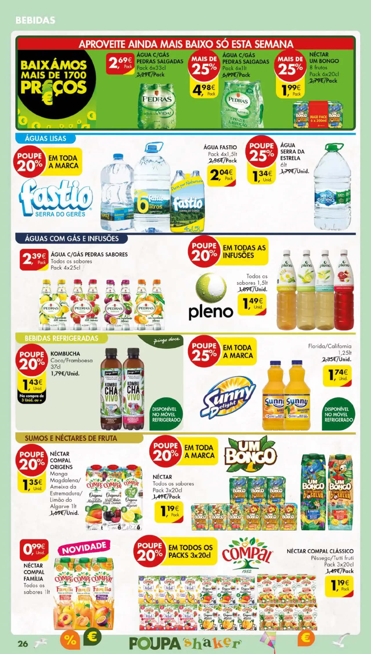 Antevis&atilde;o Folheto Pingo Doce (8 a 14 agosto)