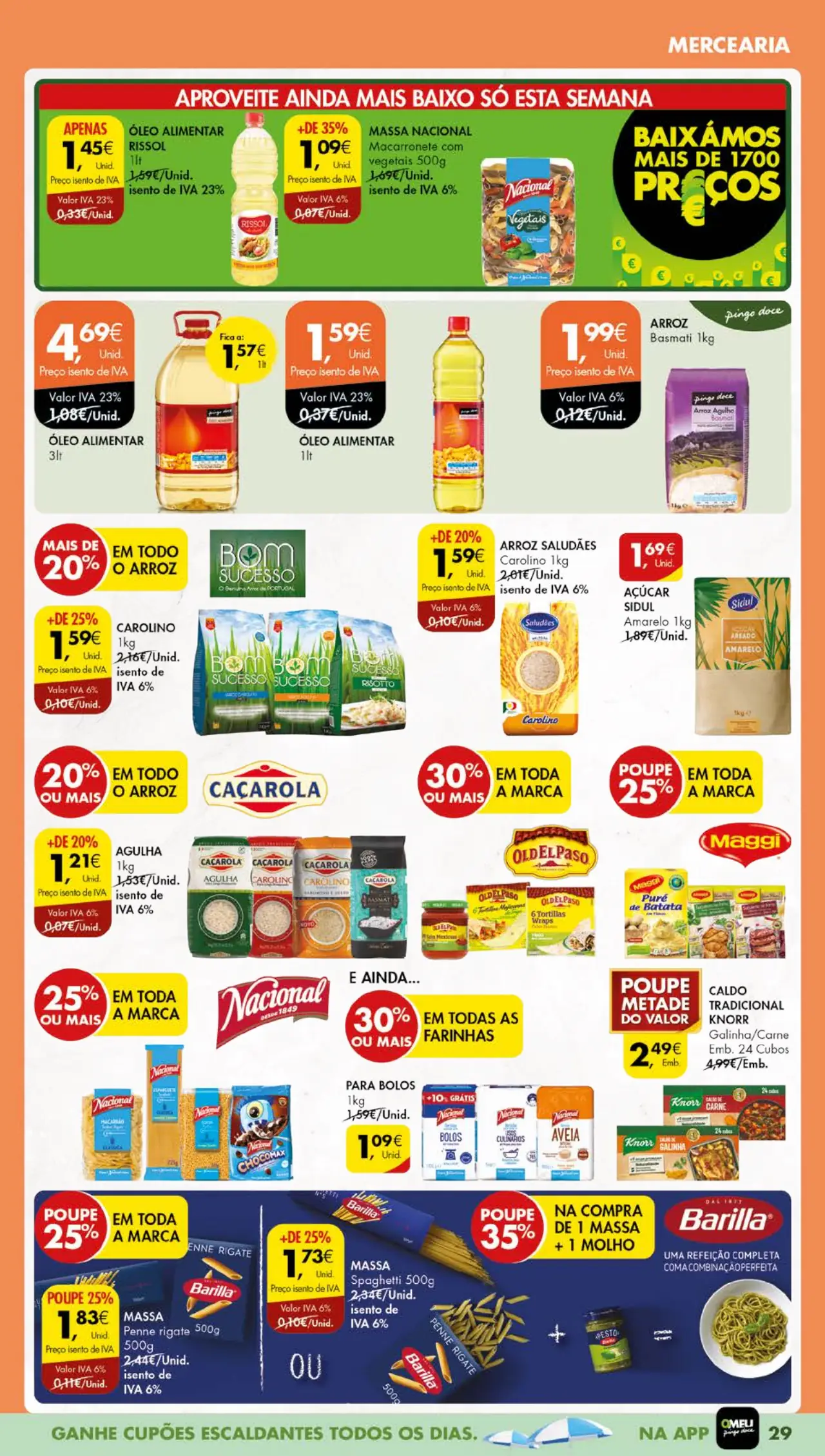 Antevis&atilde;o Folheto Pingo Doce (29 agosto a 4 setembro)