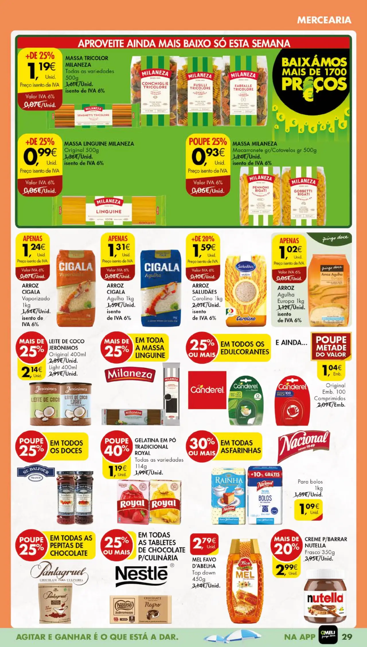 Antevis&atilde;o Folheto Pingo Doce (8 a 14 agosto)