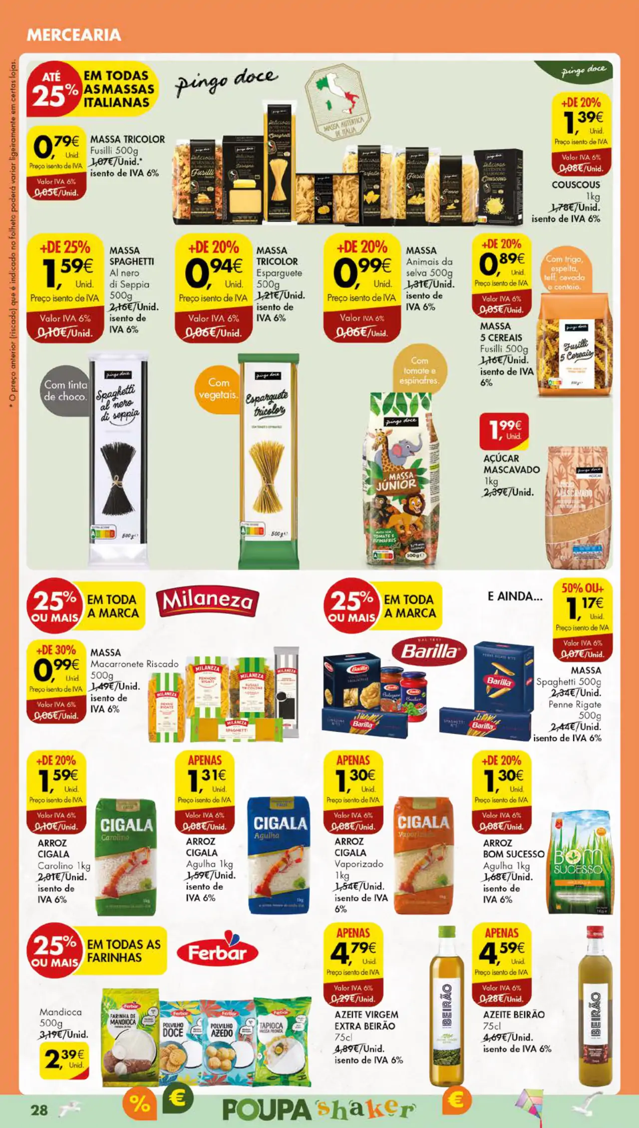 Antevis&atilde;o Folheto Pingo Doce (22 a 28 agosto)