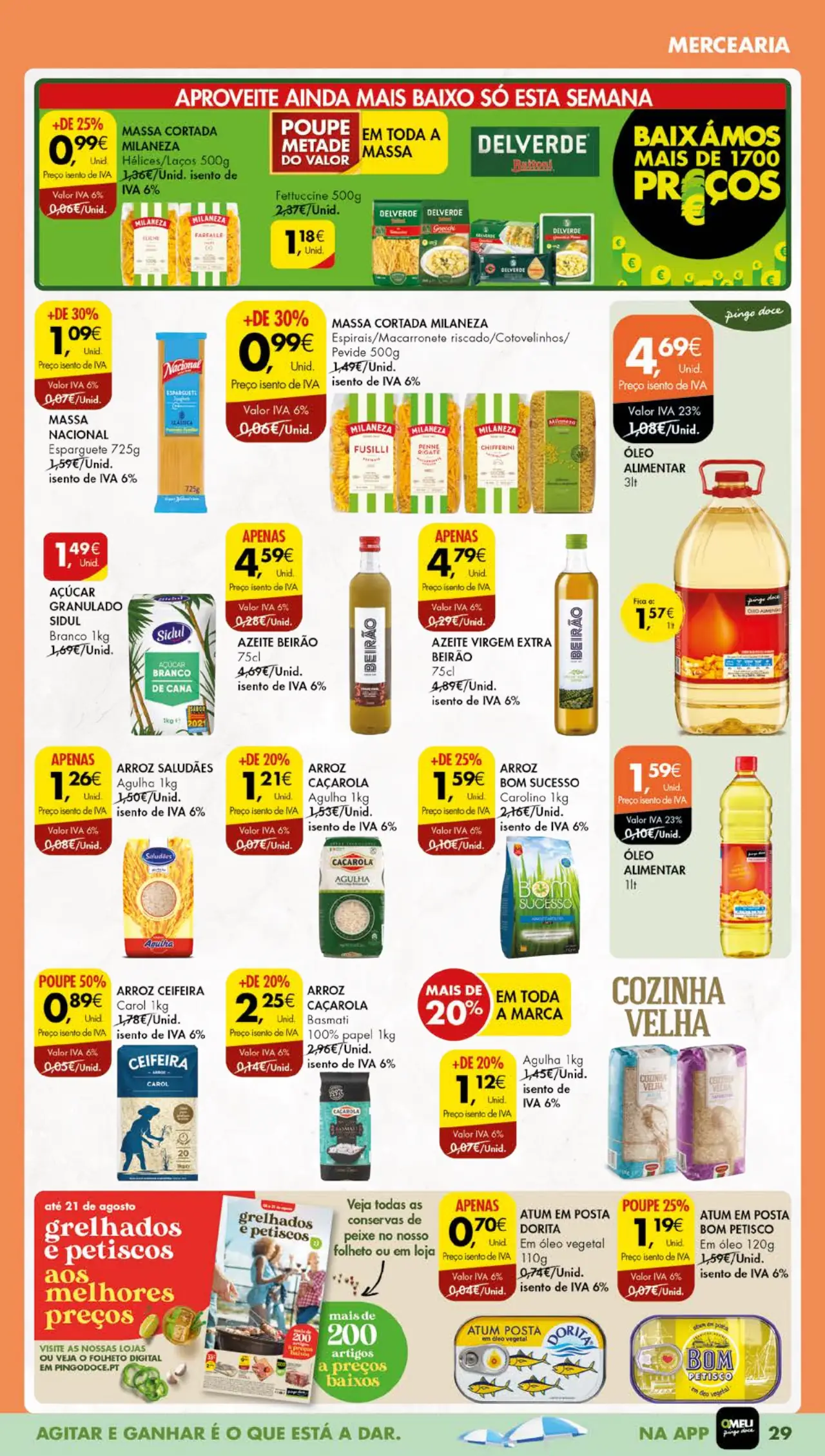 Antevis&atilde;o Folheto Pingo Doce (15 a 21 agosto)