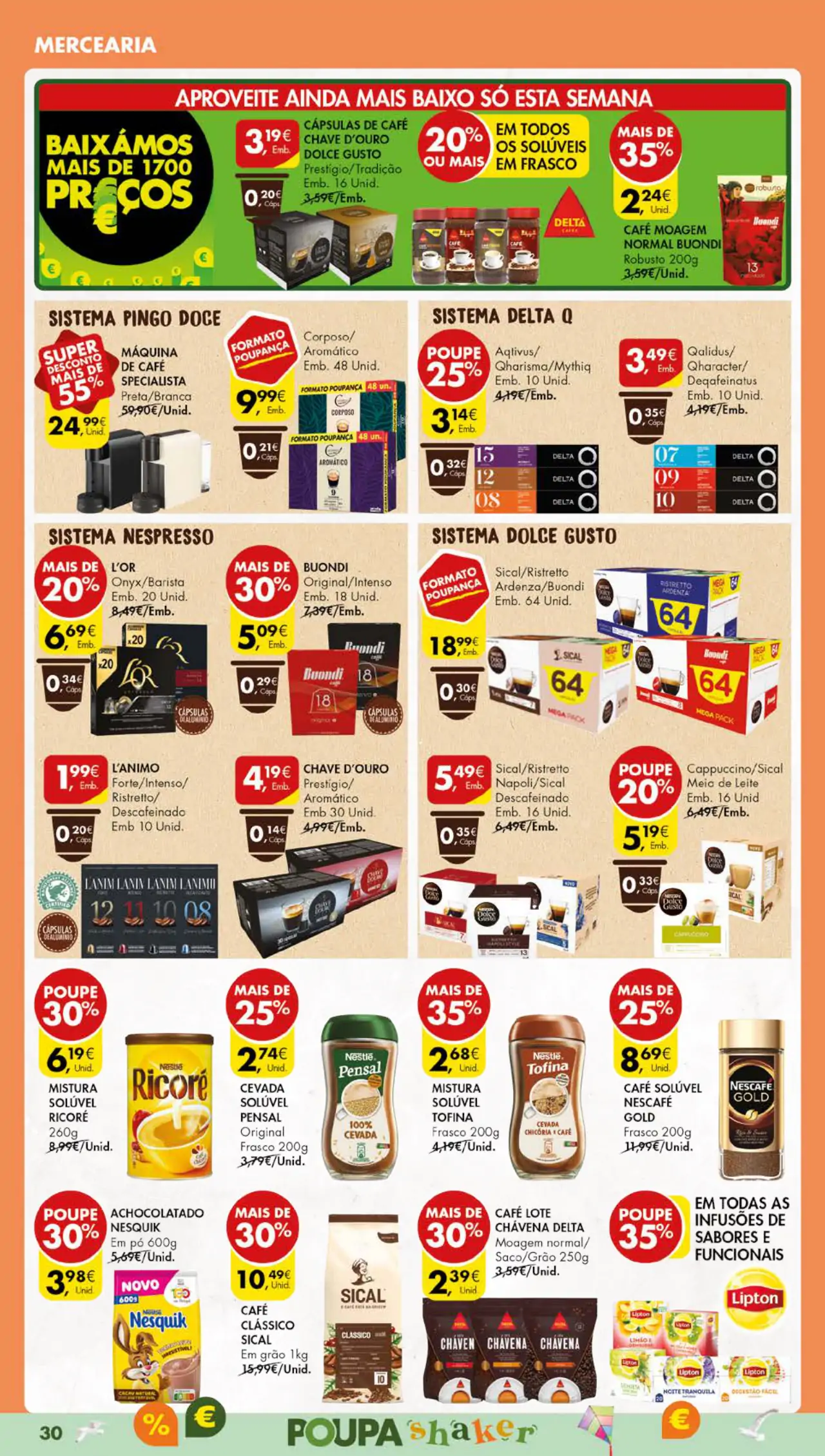 Antevis&atilde;o Folheto Pingo Doce (22 a 28 agosto)