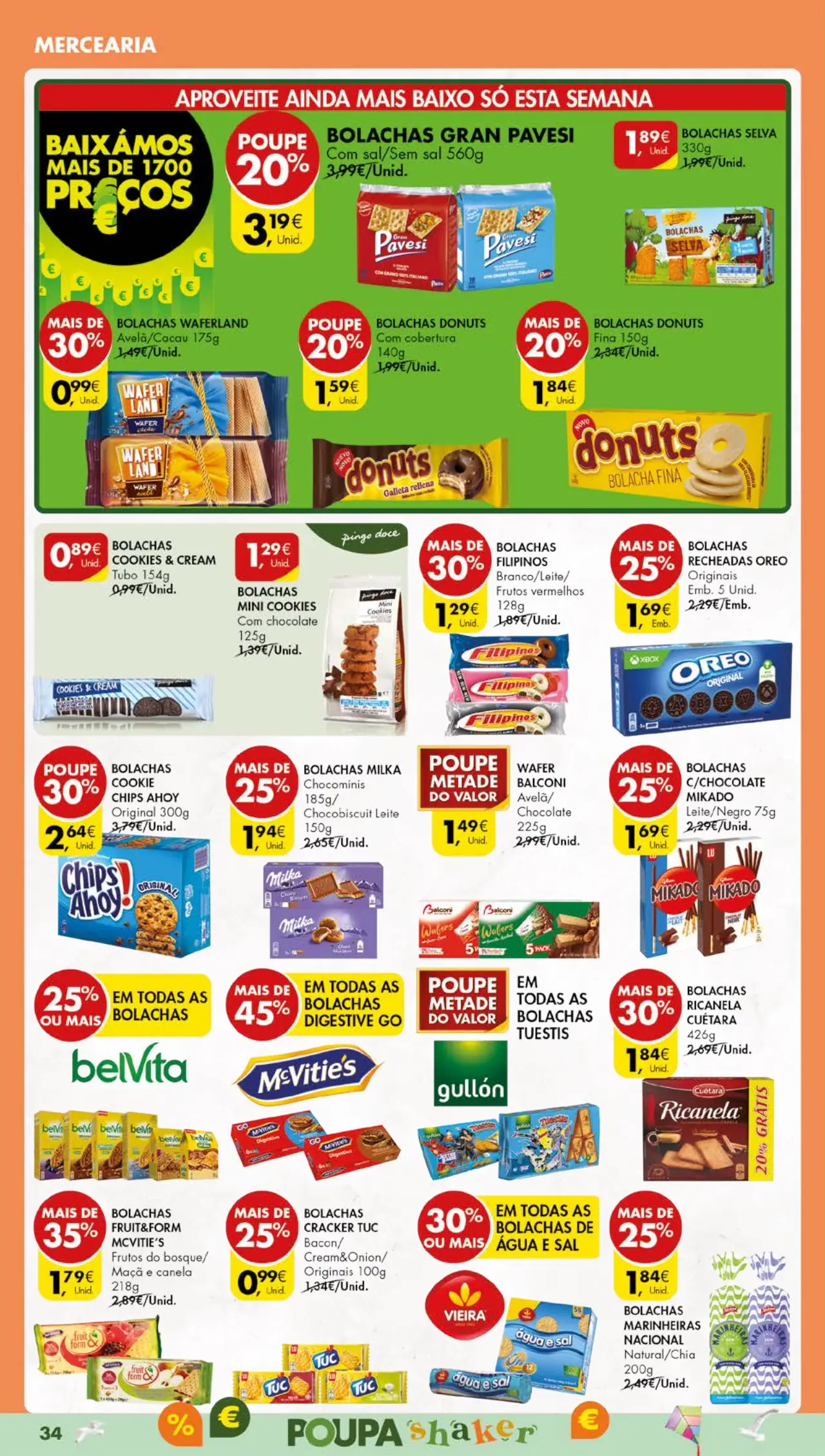 Antevis&atilde;o Folheto Pingo Doce (8 a 14 agosto)