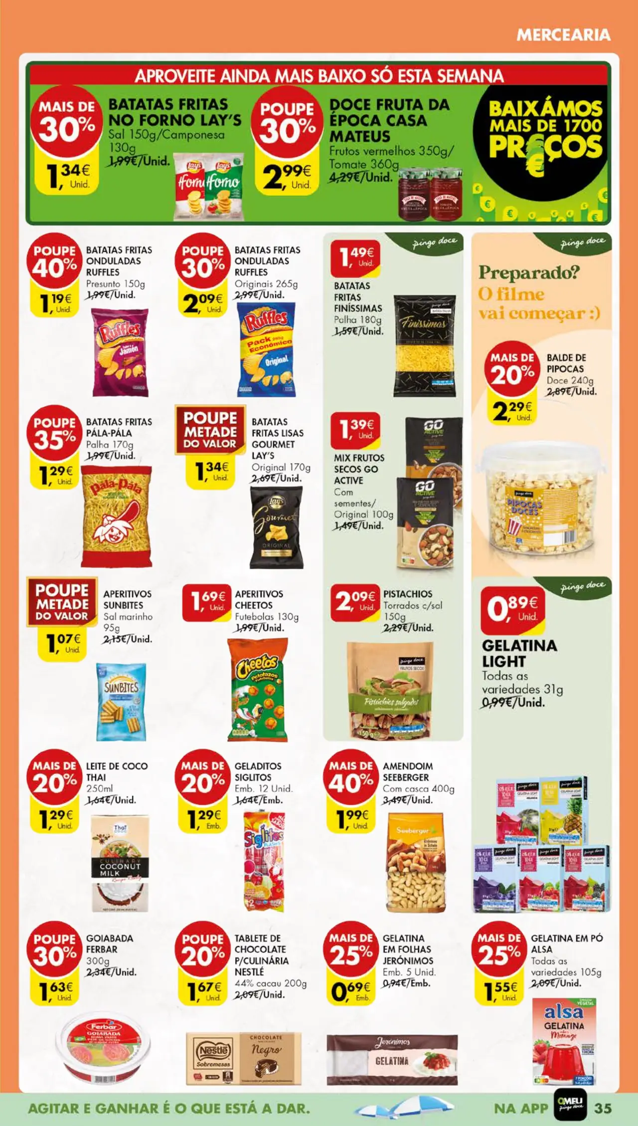 Antevis&atilde;o Folheto Pingo Doce (15 a 21 agosto)