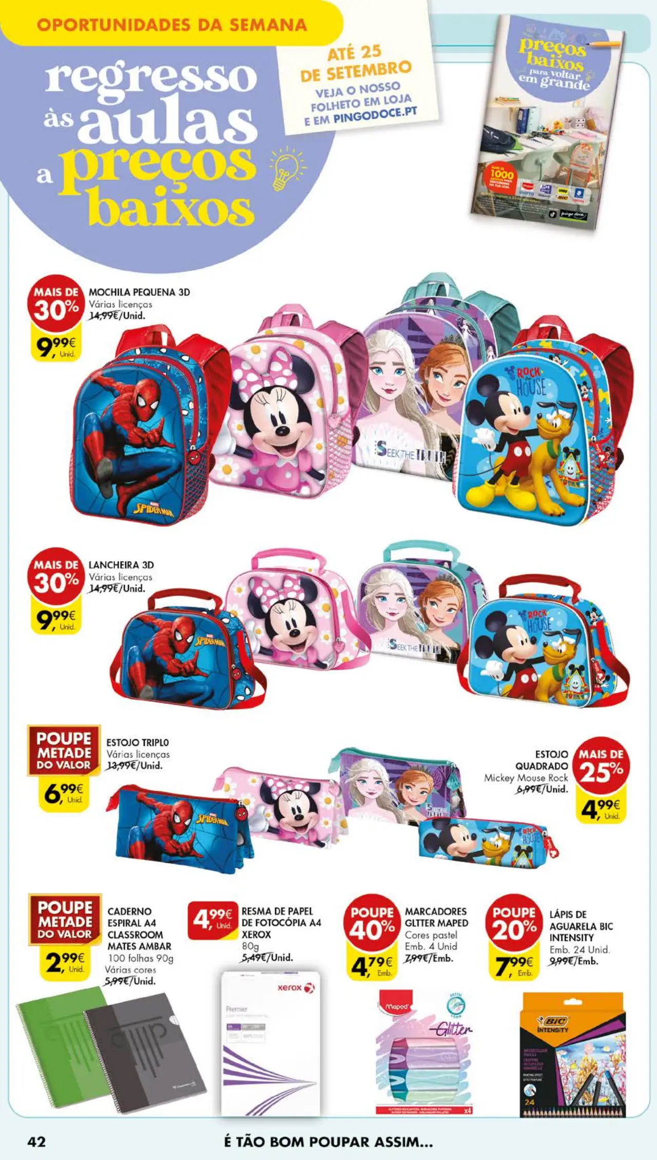 Antevis&atilde;o Folheto Pingo Doce (29 agosto a 4 setembro)