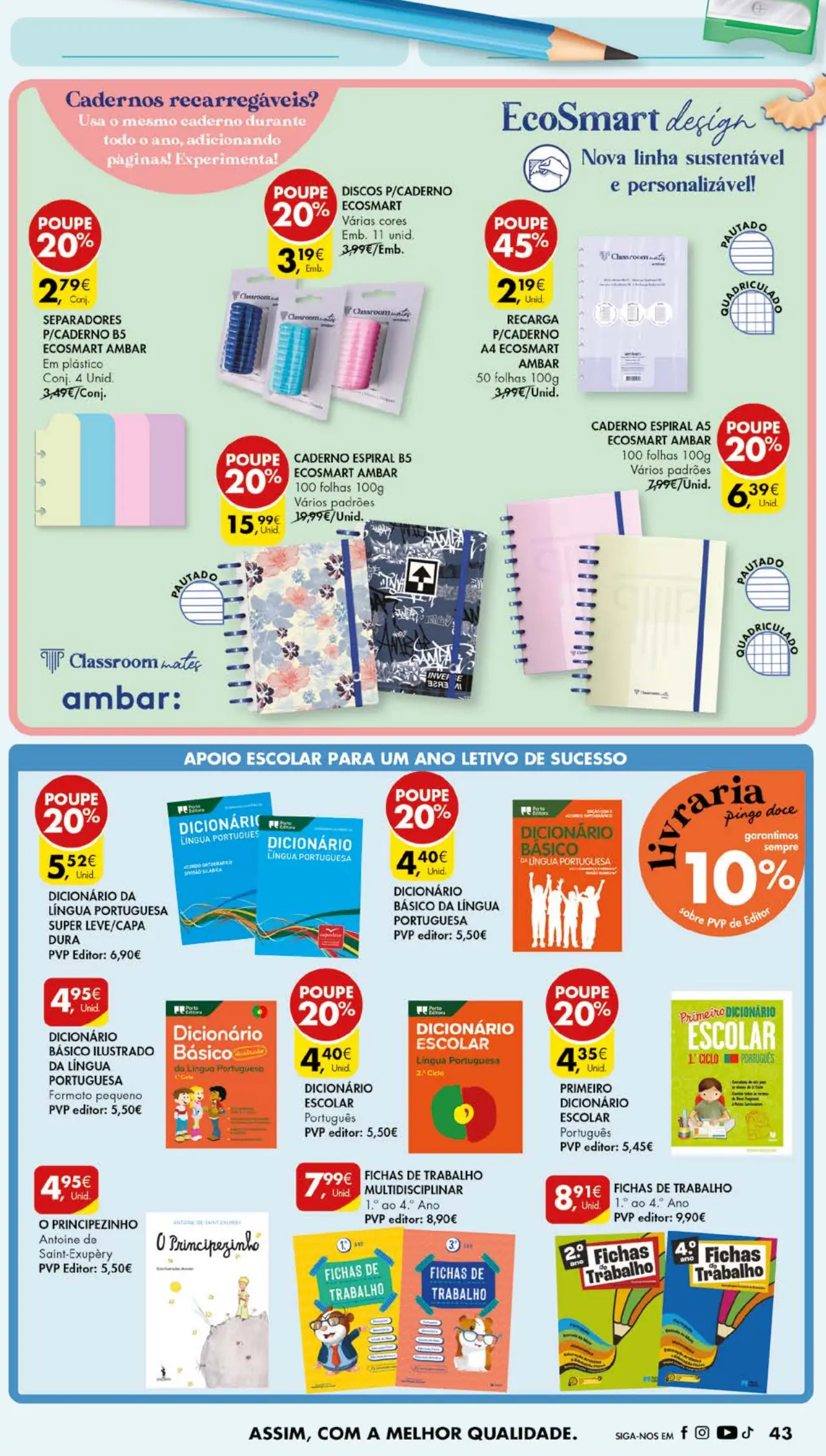 Antevis&atilde;o Folheto Pingo Doce (29 agosto a 4 setembro)