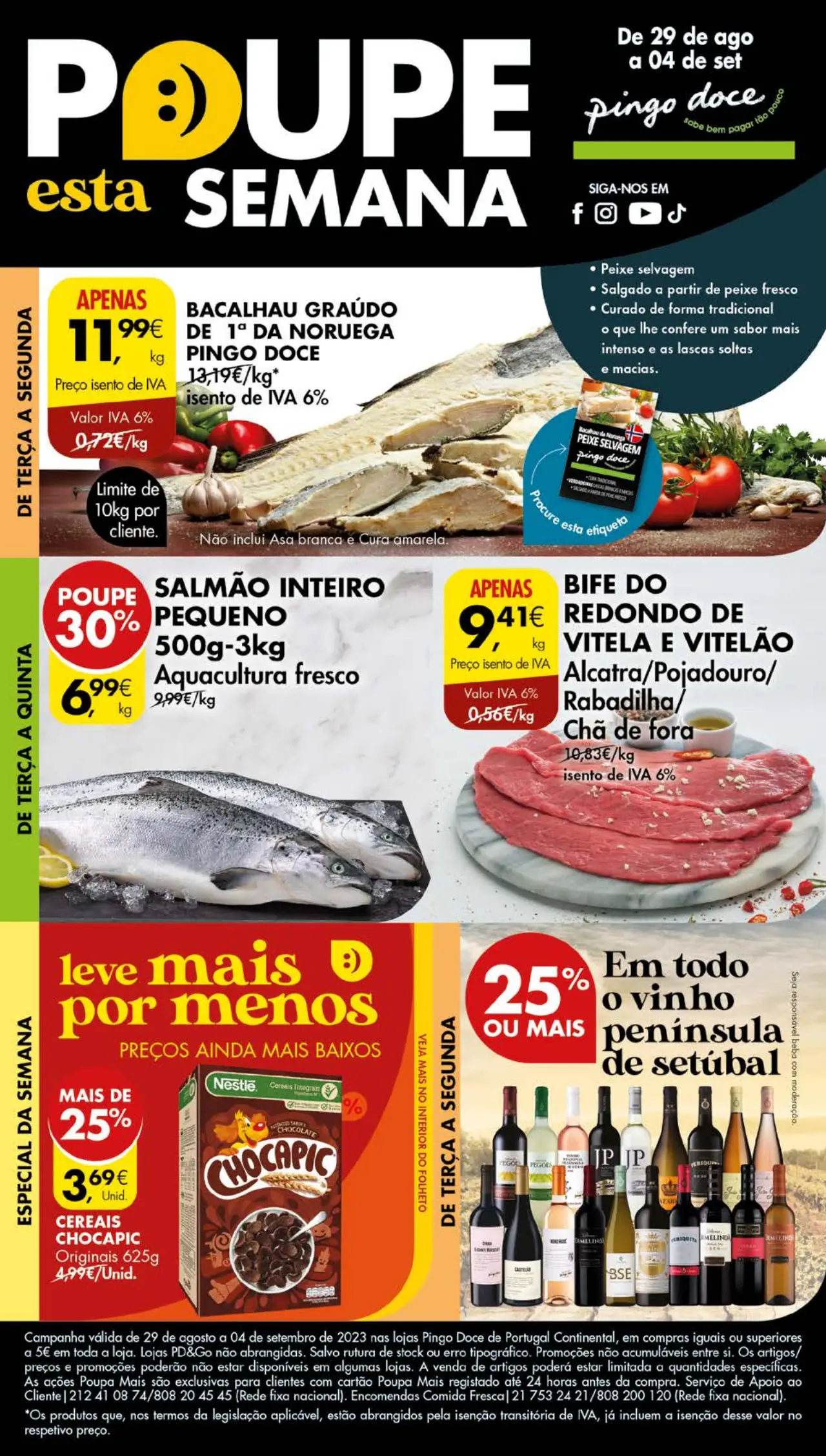 Antevis&atilde;o Folheto Pingo Doce (29 agosto a 4 setembro)