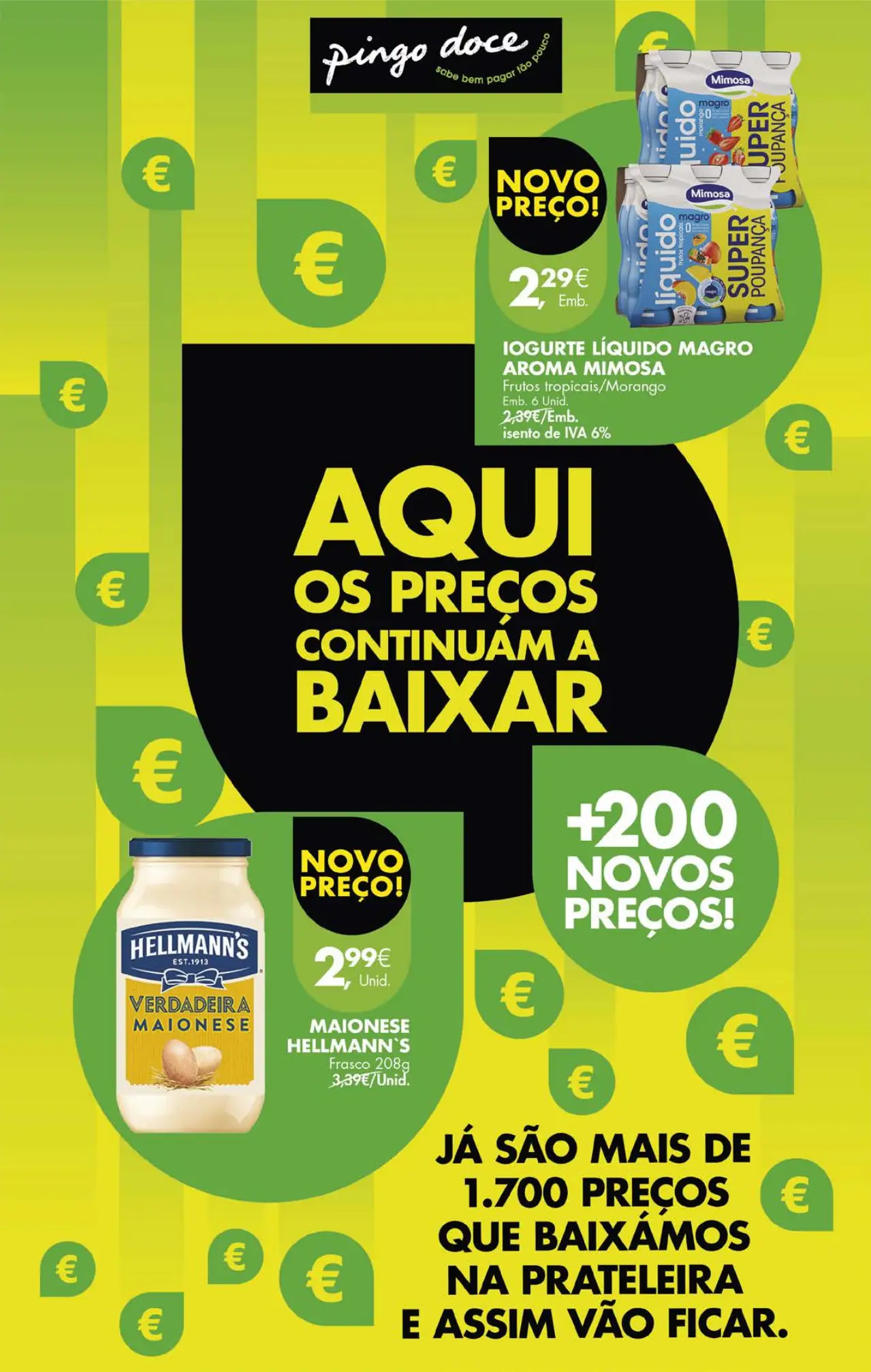 Antevis&atilde;o Folheto Pingo Doce fim-de-semana (11 a 14 agosto)
