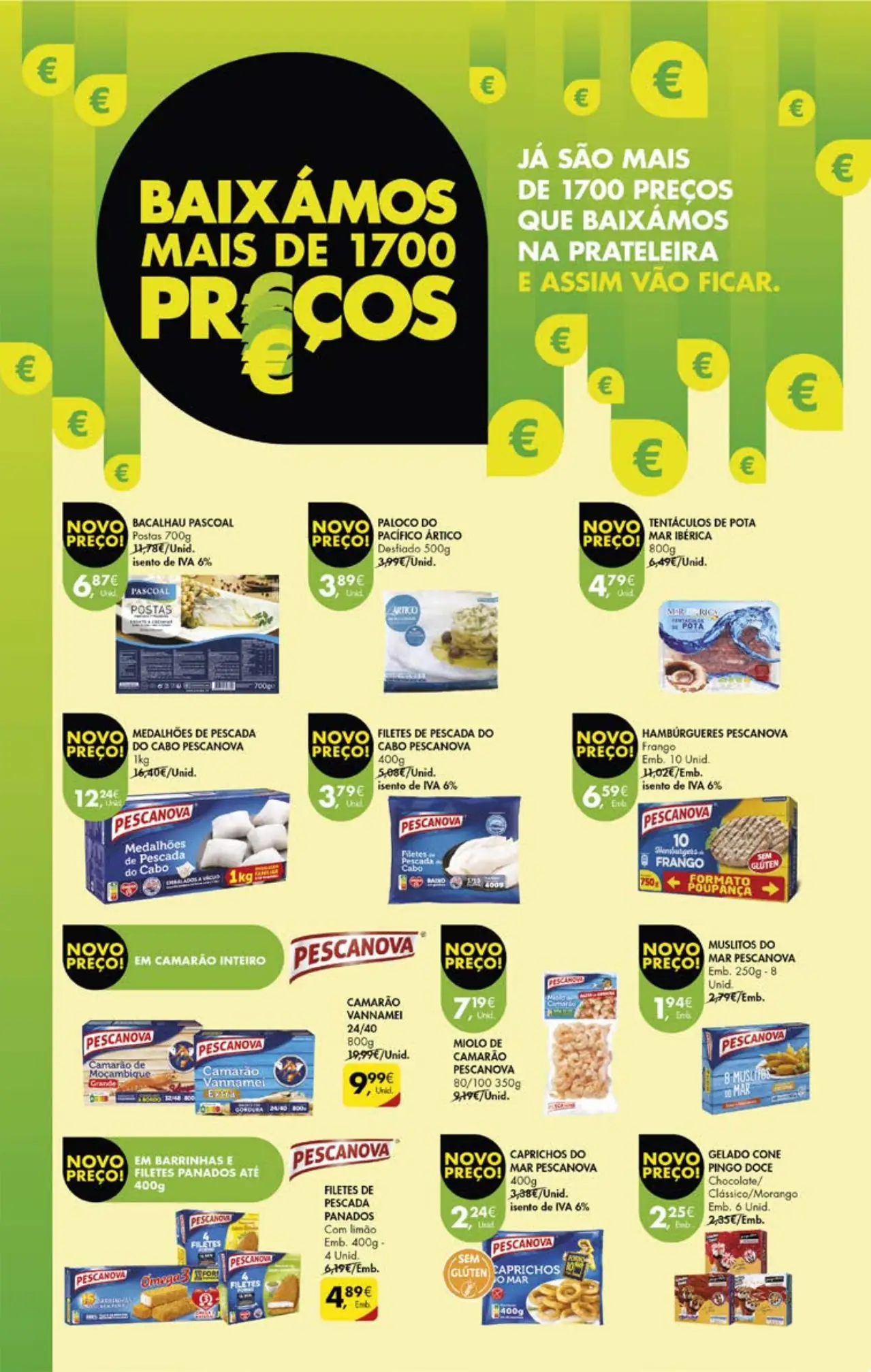 Antevis&atilde;o Folheto Pingo Doce fim-de-semana (1 a 4 setembro)