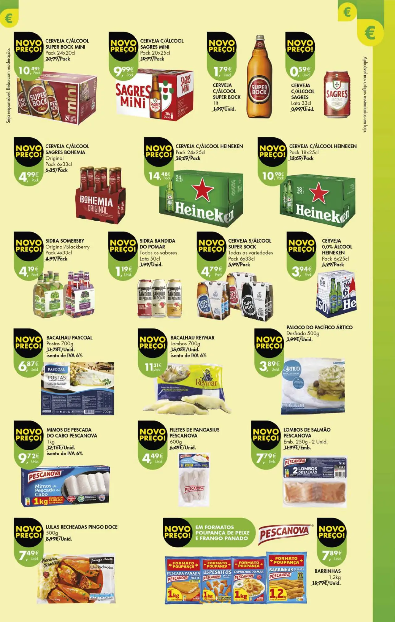 Antevis&atilde;o Folheto Pingo Doce fim-de-semana (11 a 14 agosto)