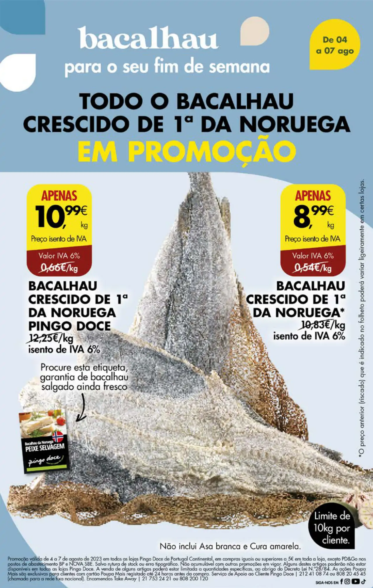 Antevis&atilde;o Folheto Pingo Doce fim-de-semana (4 a 7 agosto)