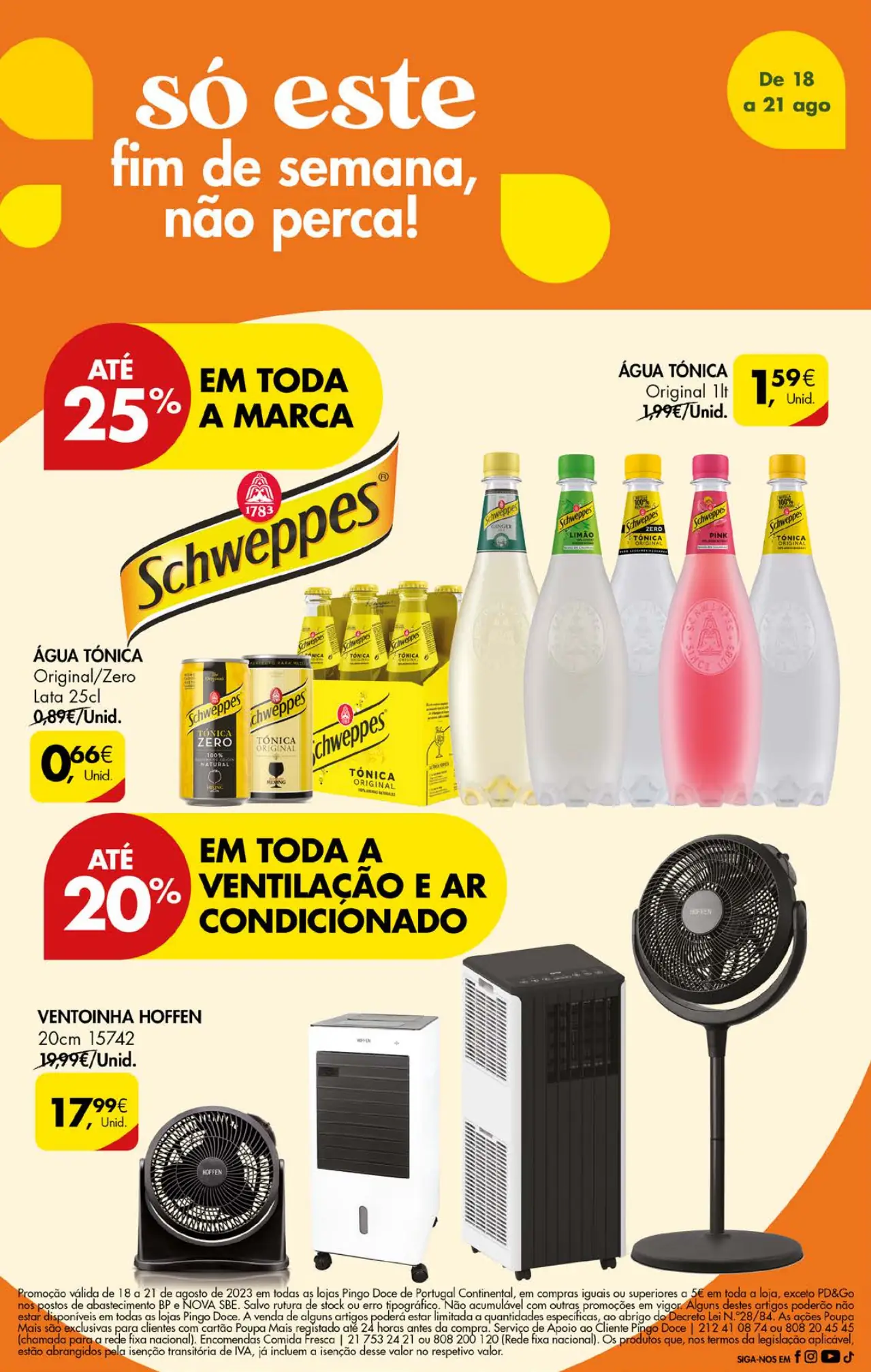 Antevis&atilde;o Folheto Pingo Doce fim-de-semana (18 a 21 agosto)