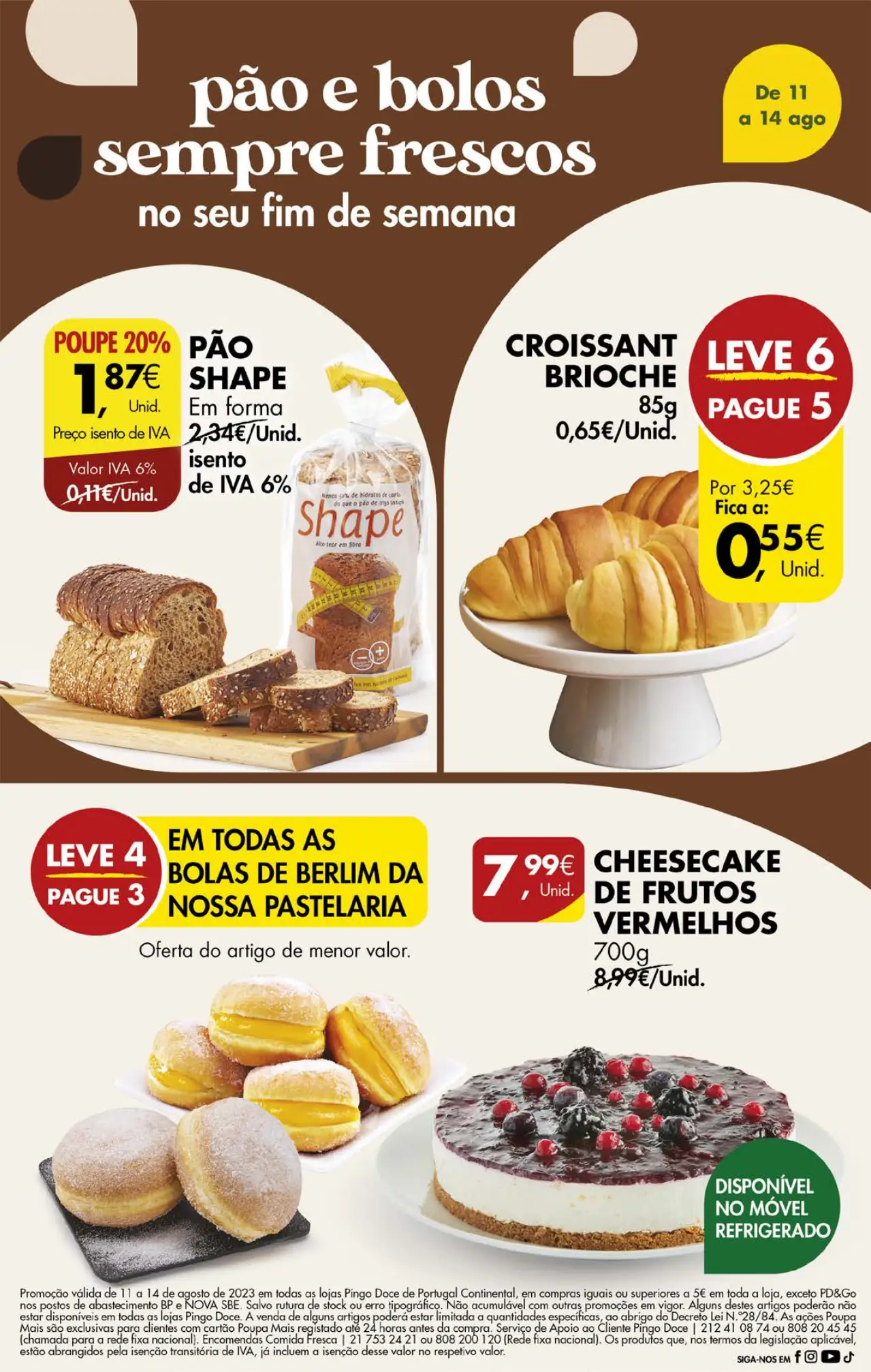 Antevis&atilde;o Folheto Pingo Doce fim-de-semana (11 a 14 agosto)