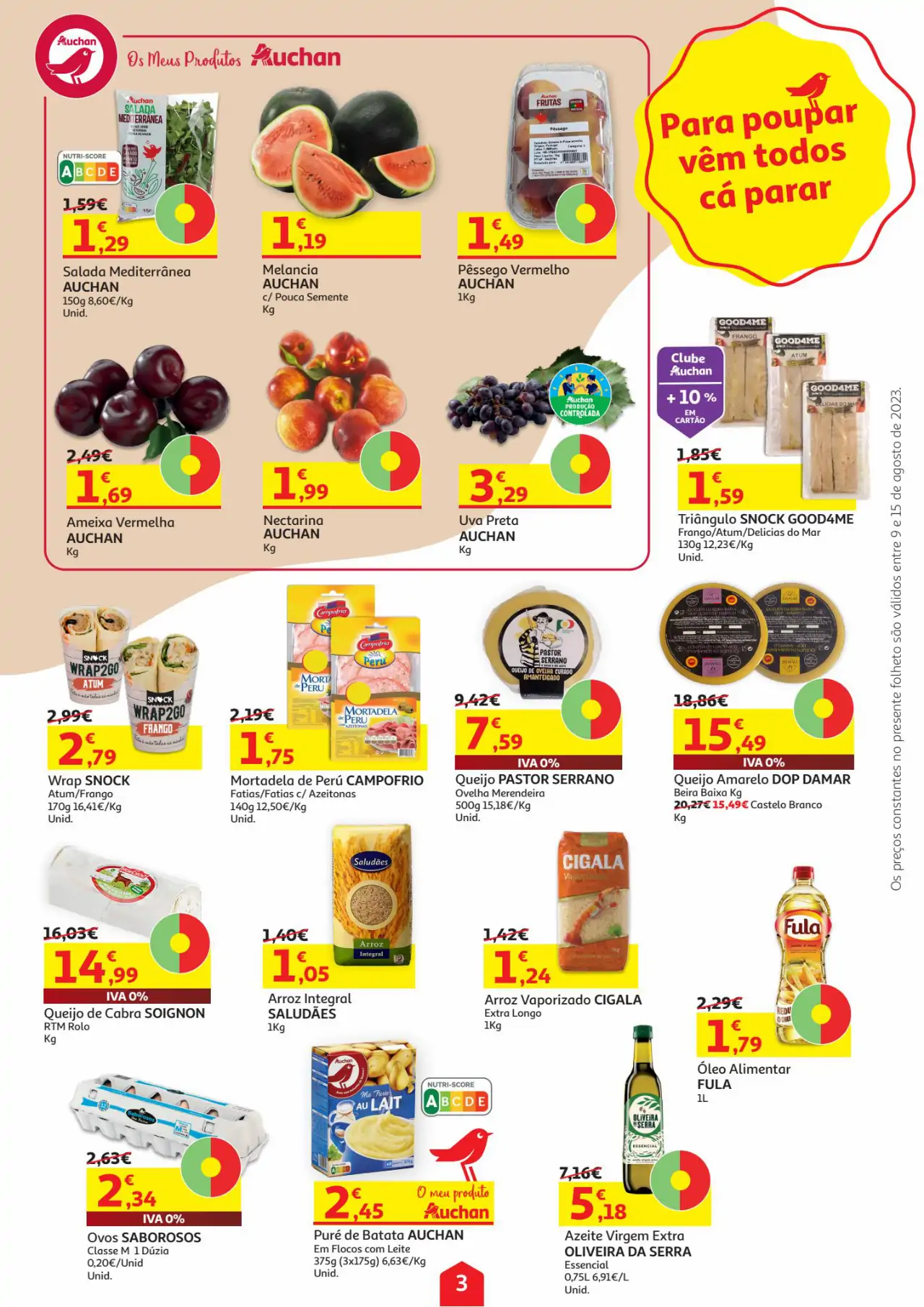 Folheto Auchan desta semana (9 a 15 agosto)