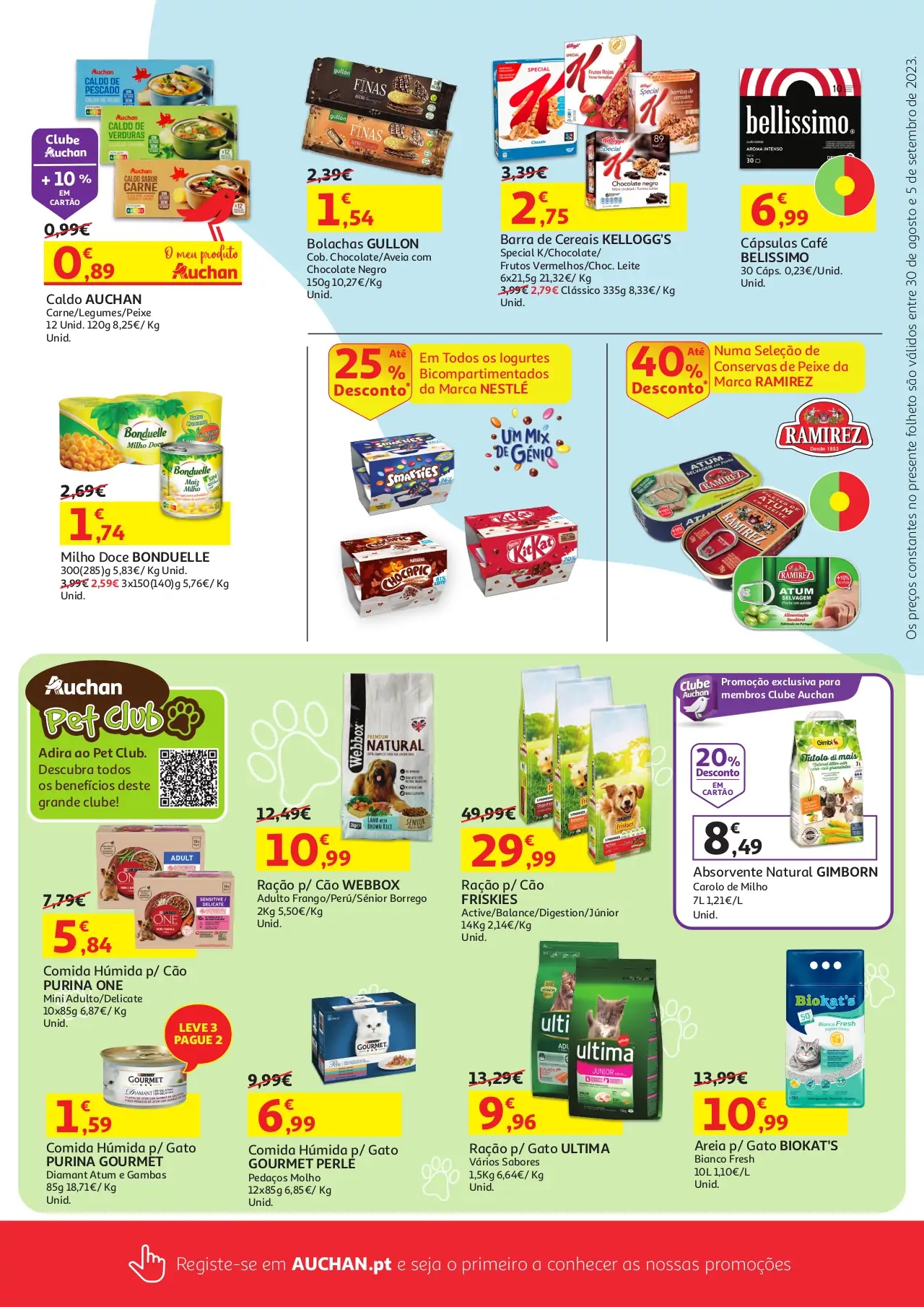 Folheto Auchan (30 agosto a 5 setembro)