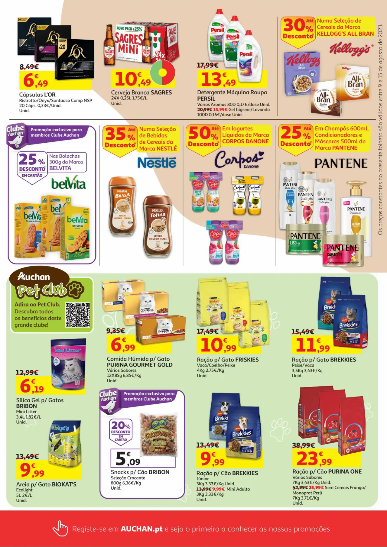 Folheto Auchan desta semana (9 a 15 agosto)