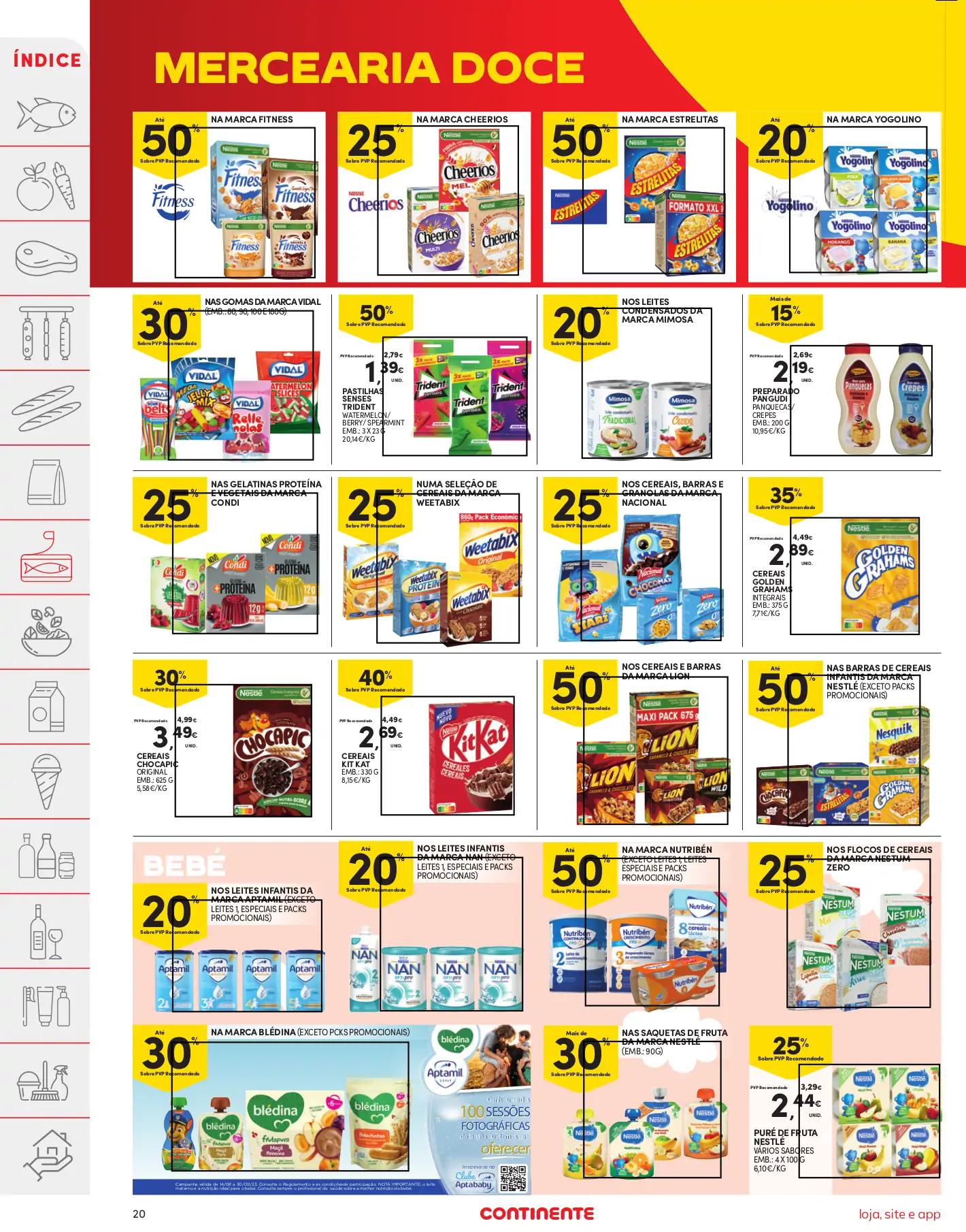 Folheto Continente (29 agosto a 4 setembro)