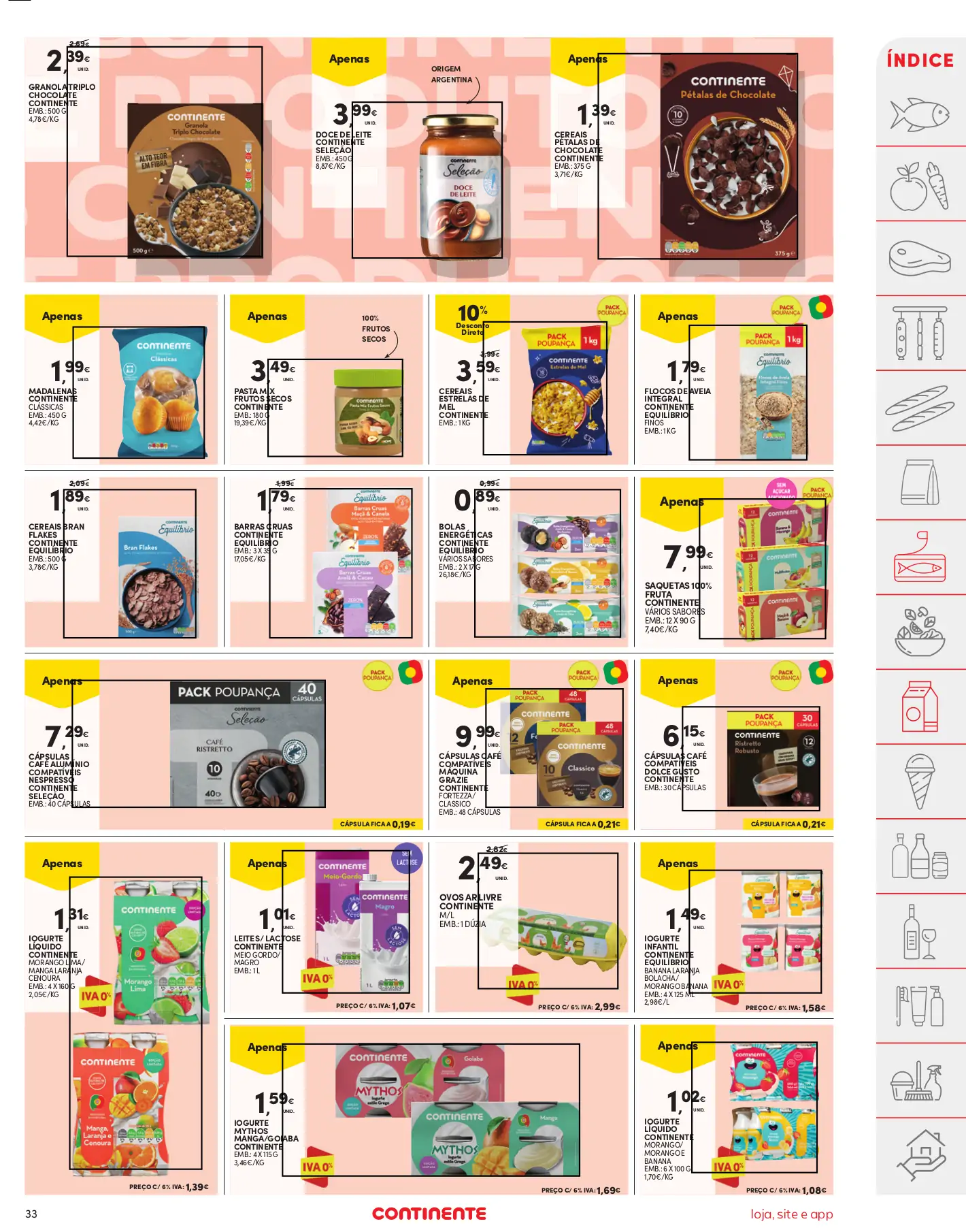 Folheto Continente (29 agosto a 4 setembro)