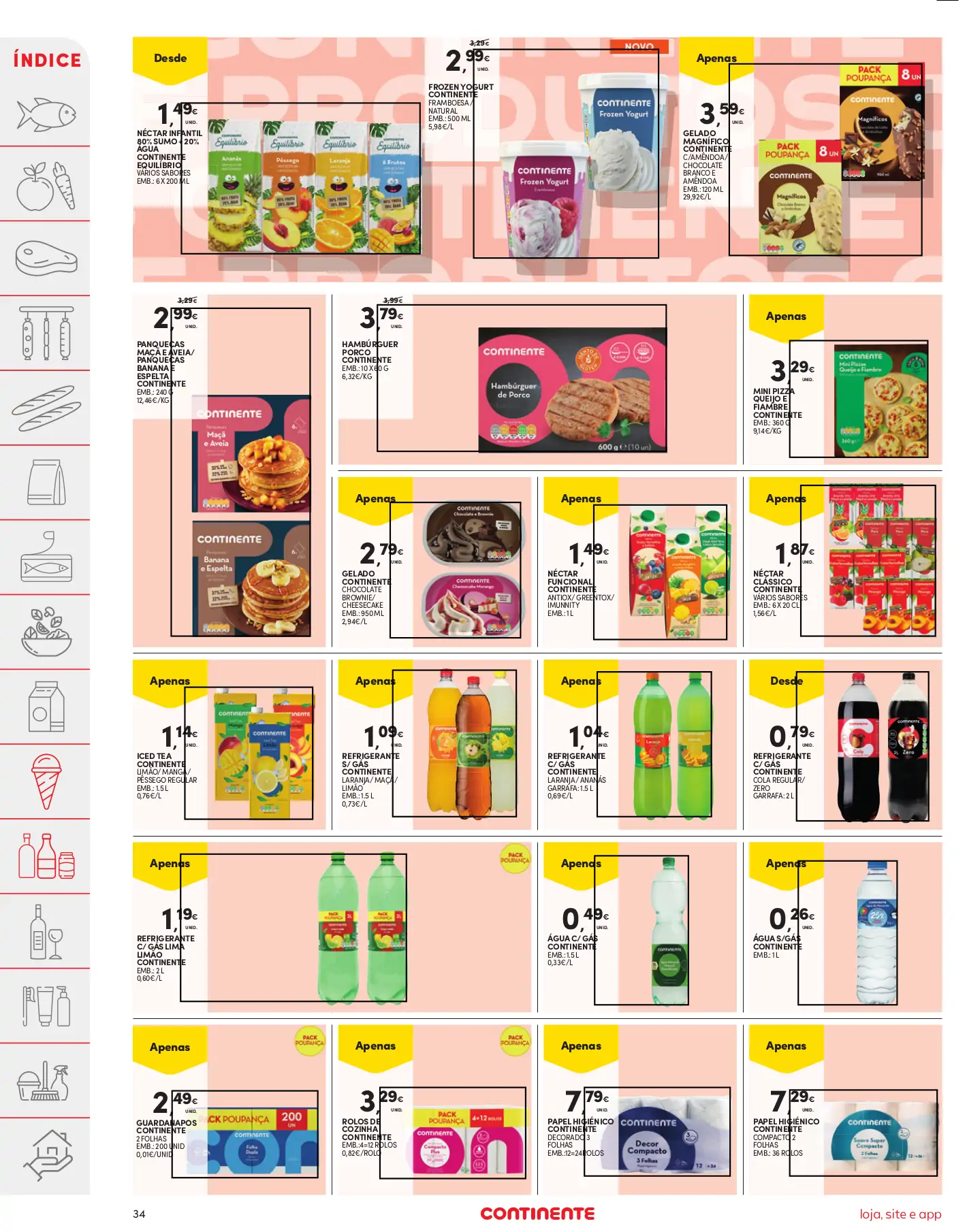 Folheto Continente (29 agosto a 4 setembro)