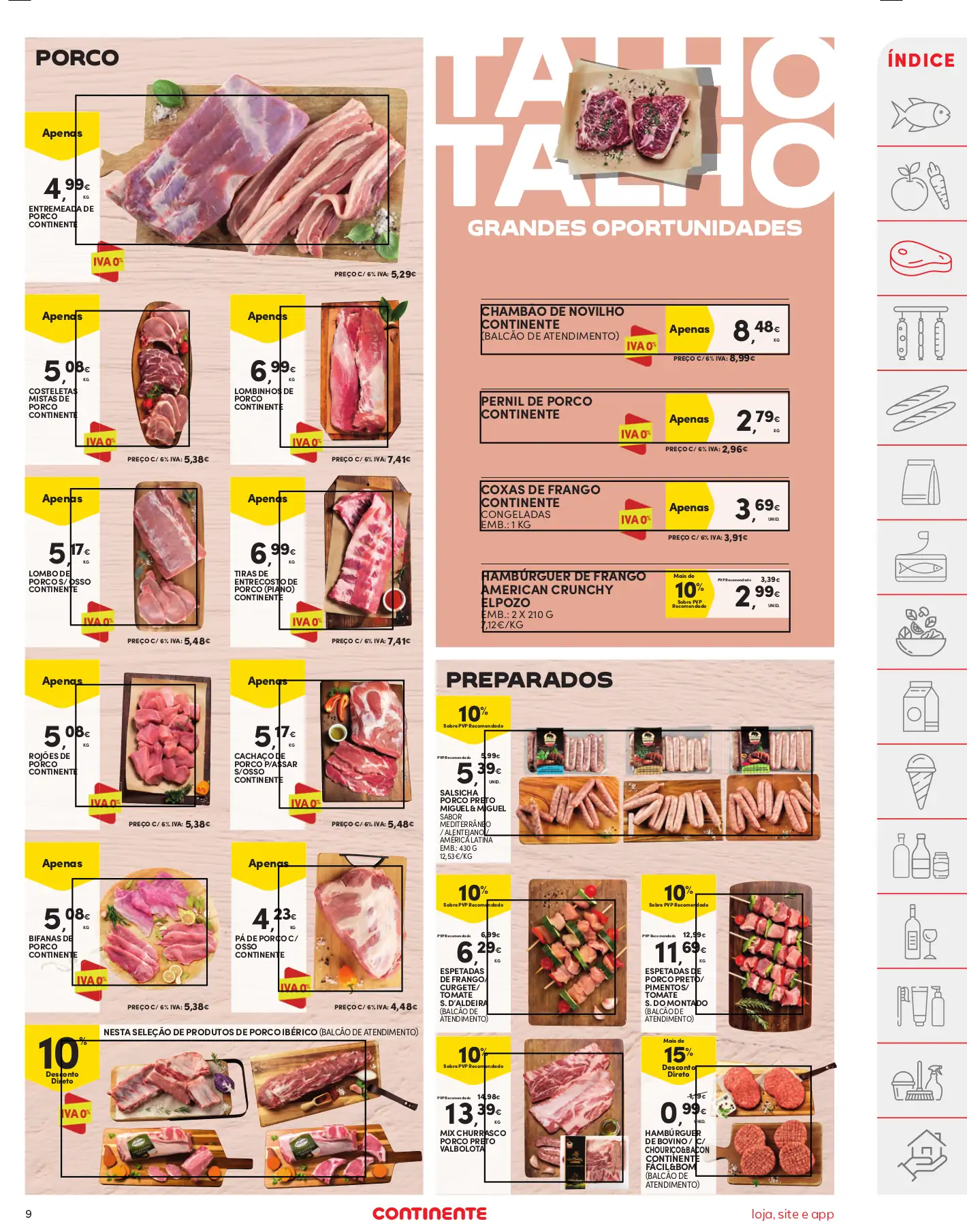 Folheto Continente (29 agosto a 4 setembro)
