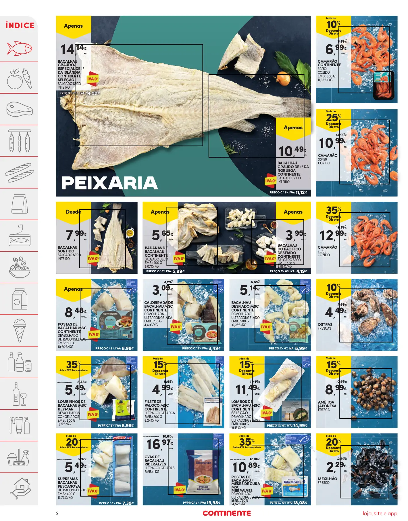 Folheto Continente (8 a 14 agosto)