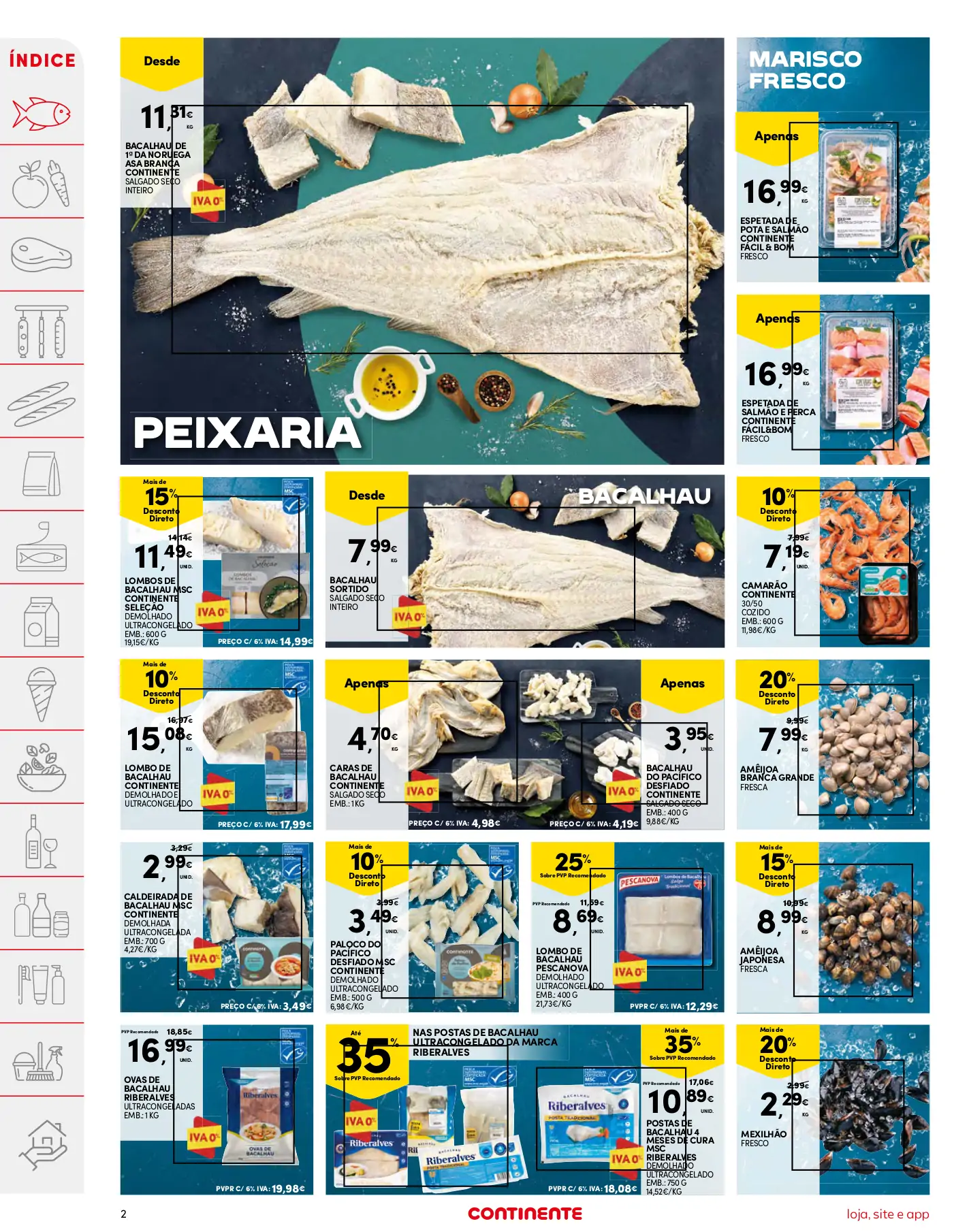 Folheto Continente desta semana (1 a 7 agosto)