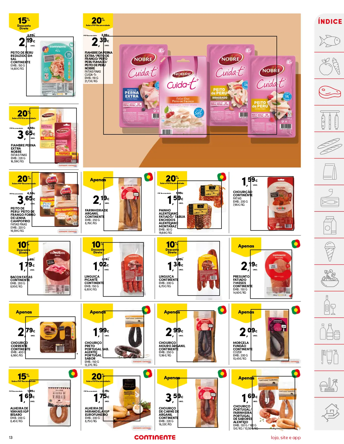 Folheto Continente (22 a 28 agosto)