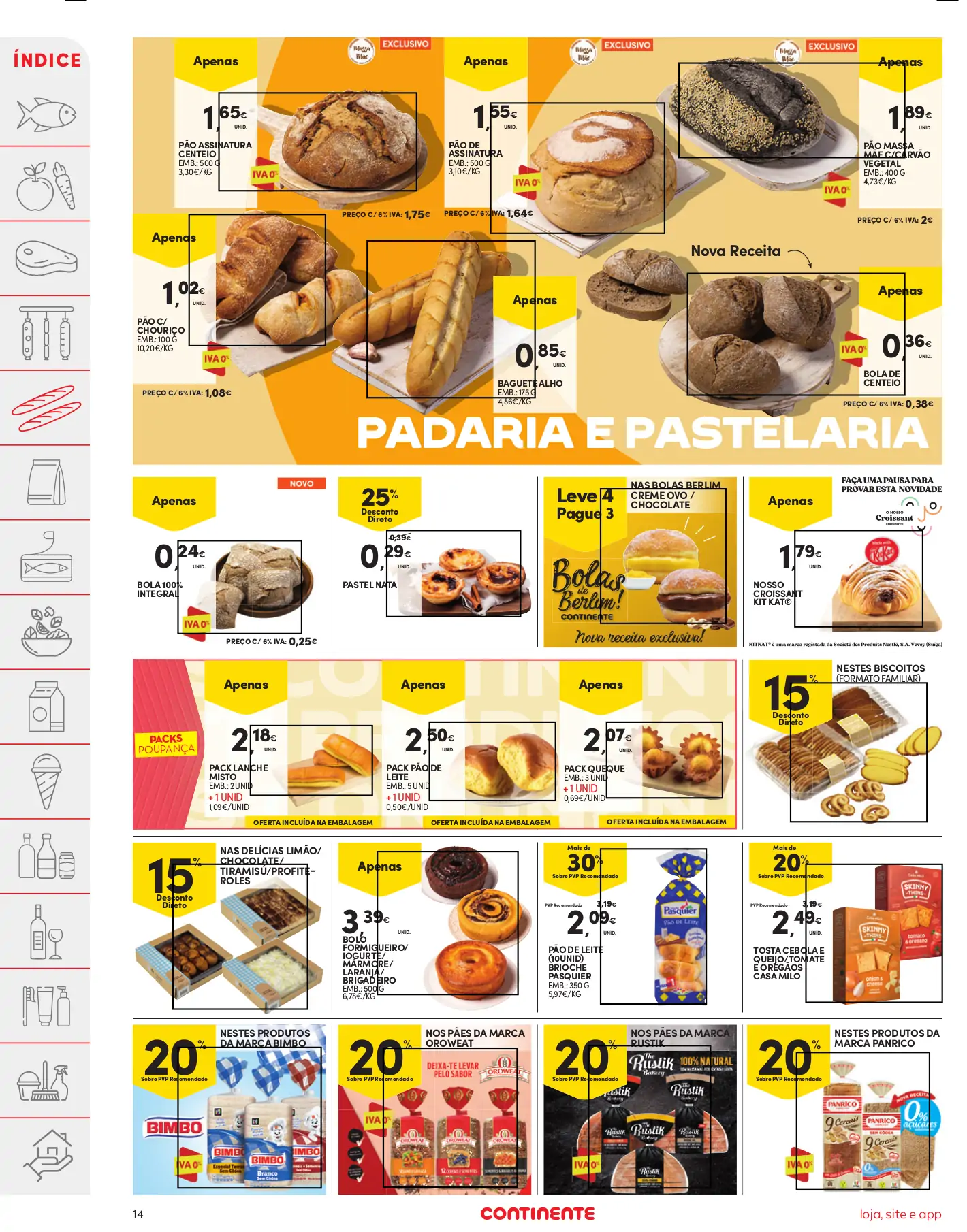 Folheto Continente (8 a 14 agosto)