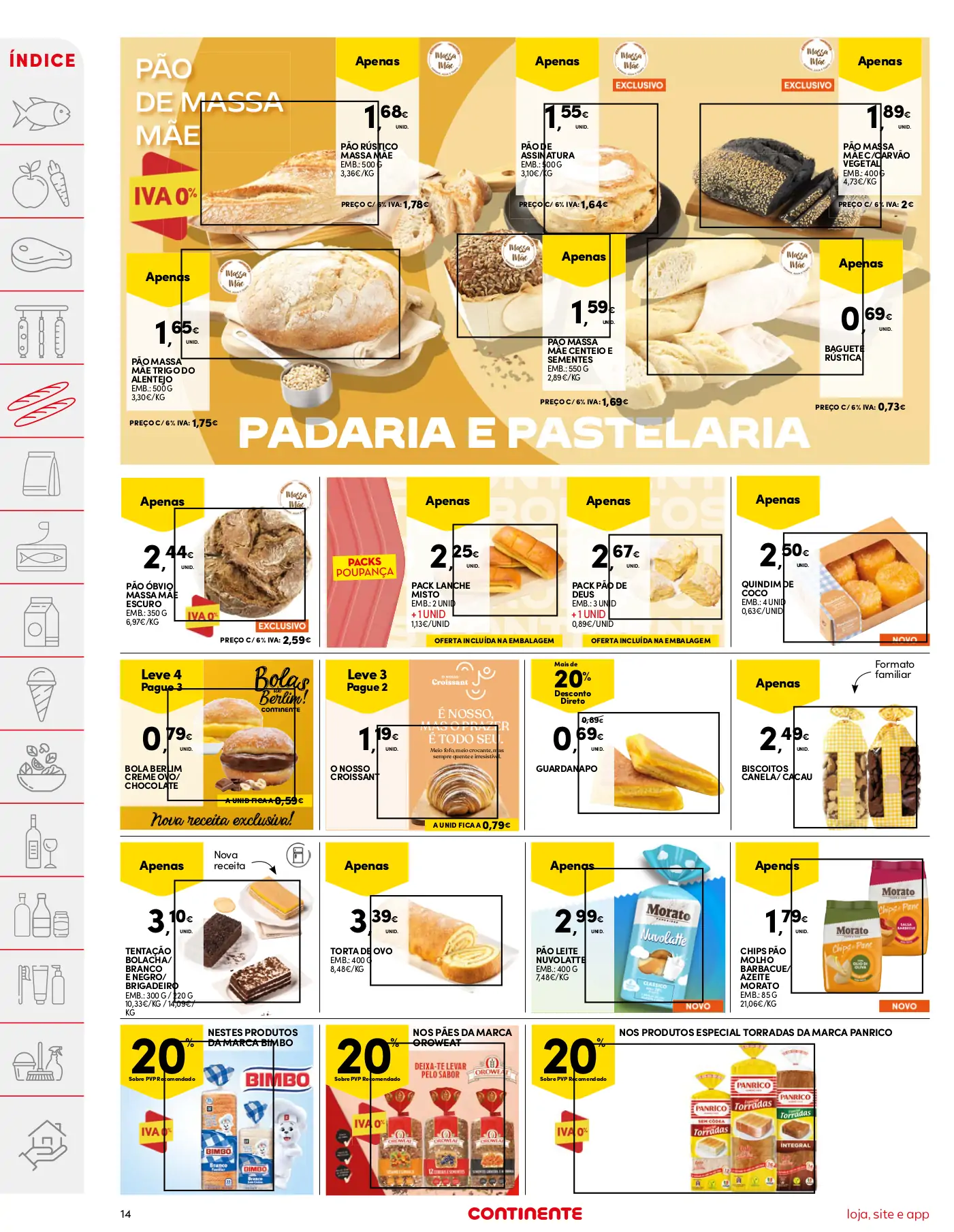 Folheto Continente (22 a 28 agosto)