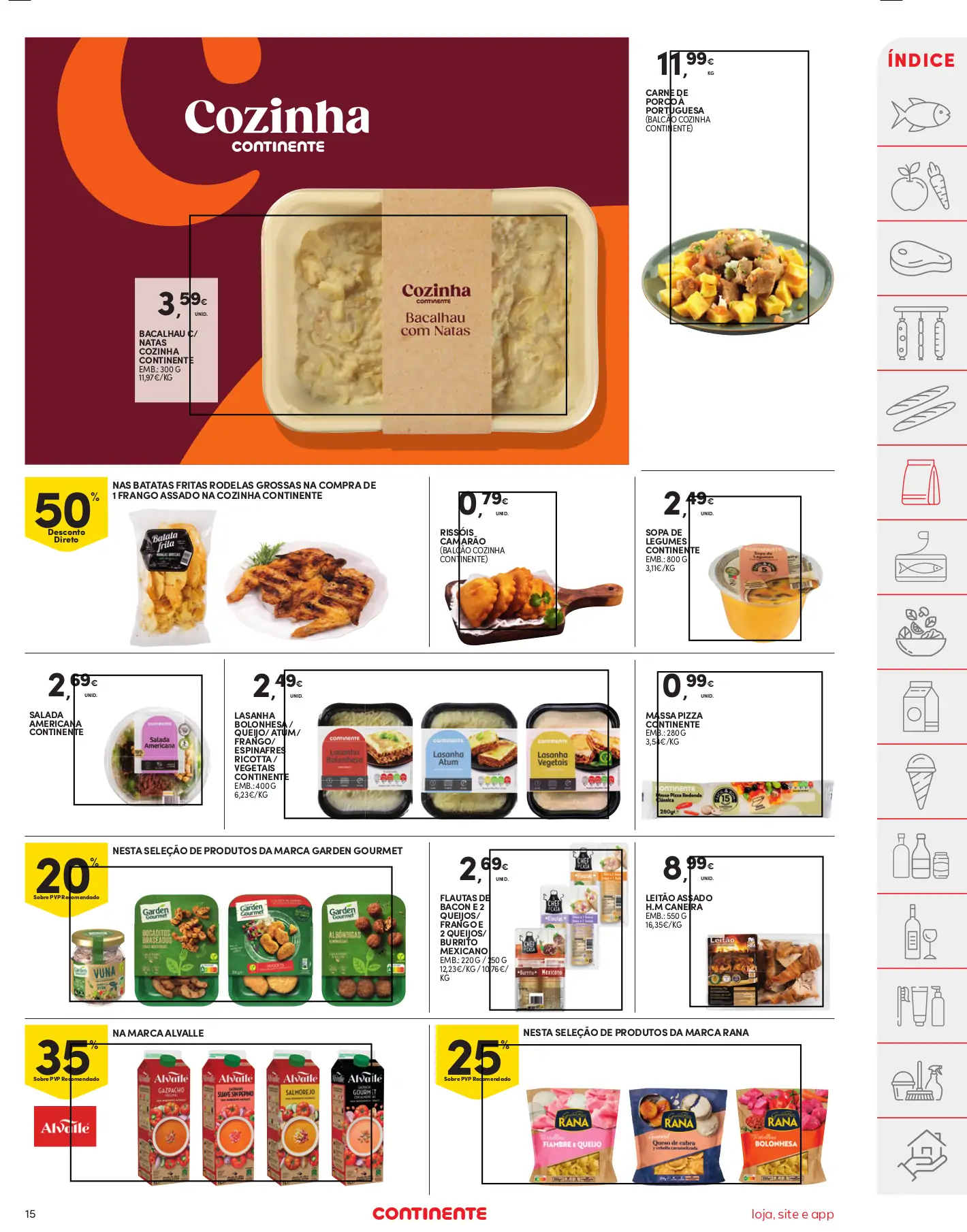 Folheto Continente (8 a 14 agosto)