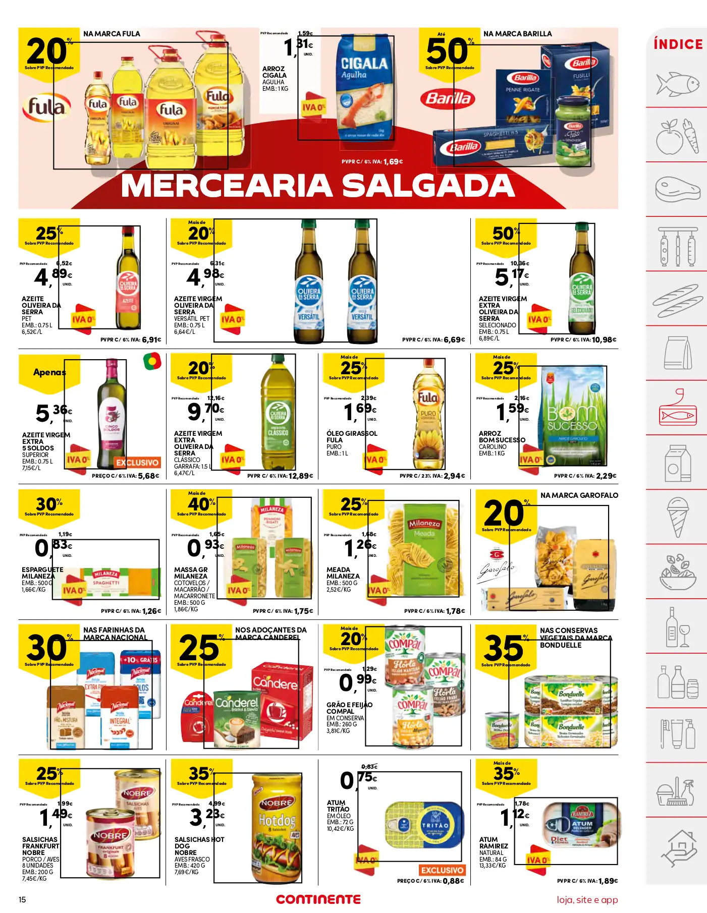 Folheto Continente desta semana (1 a 7 agosto)