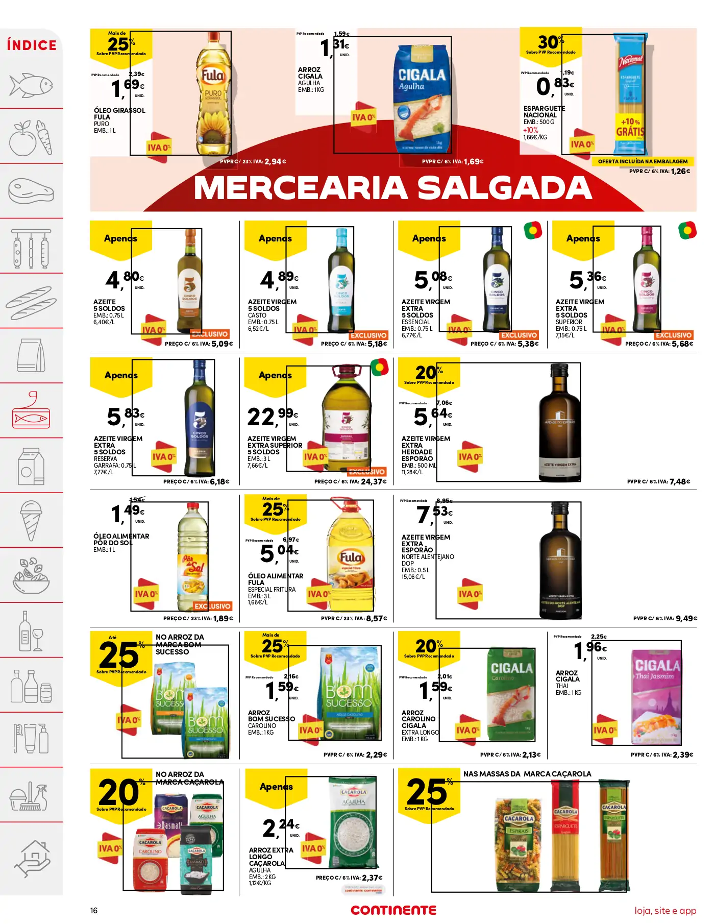 Folheto Continente (22 a 28 agosto)