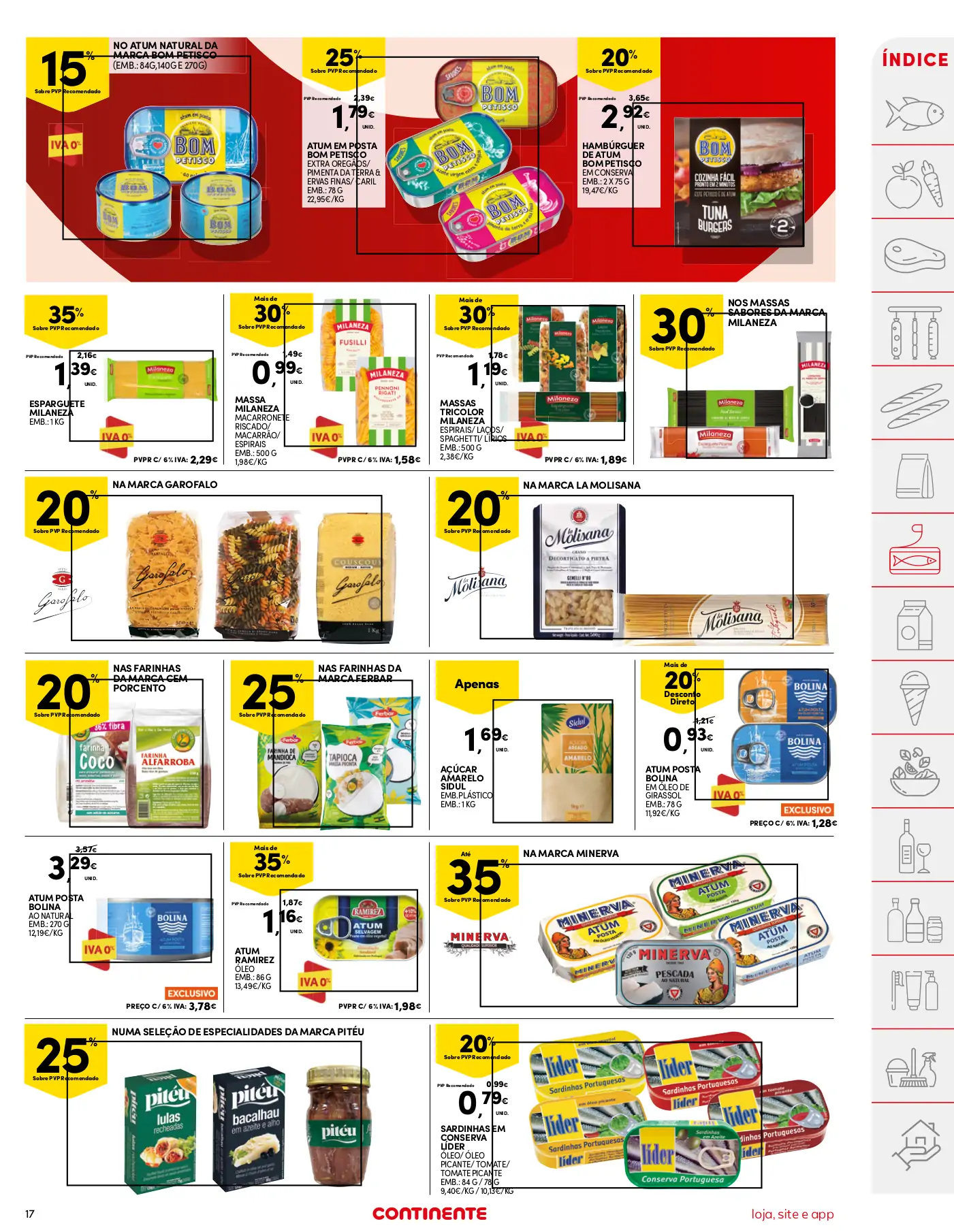 Folheto Continente (22 a 28 agosto)