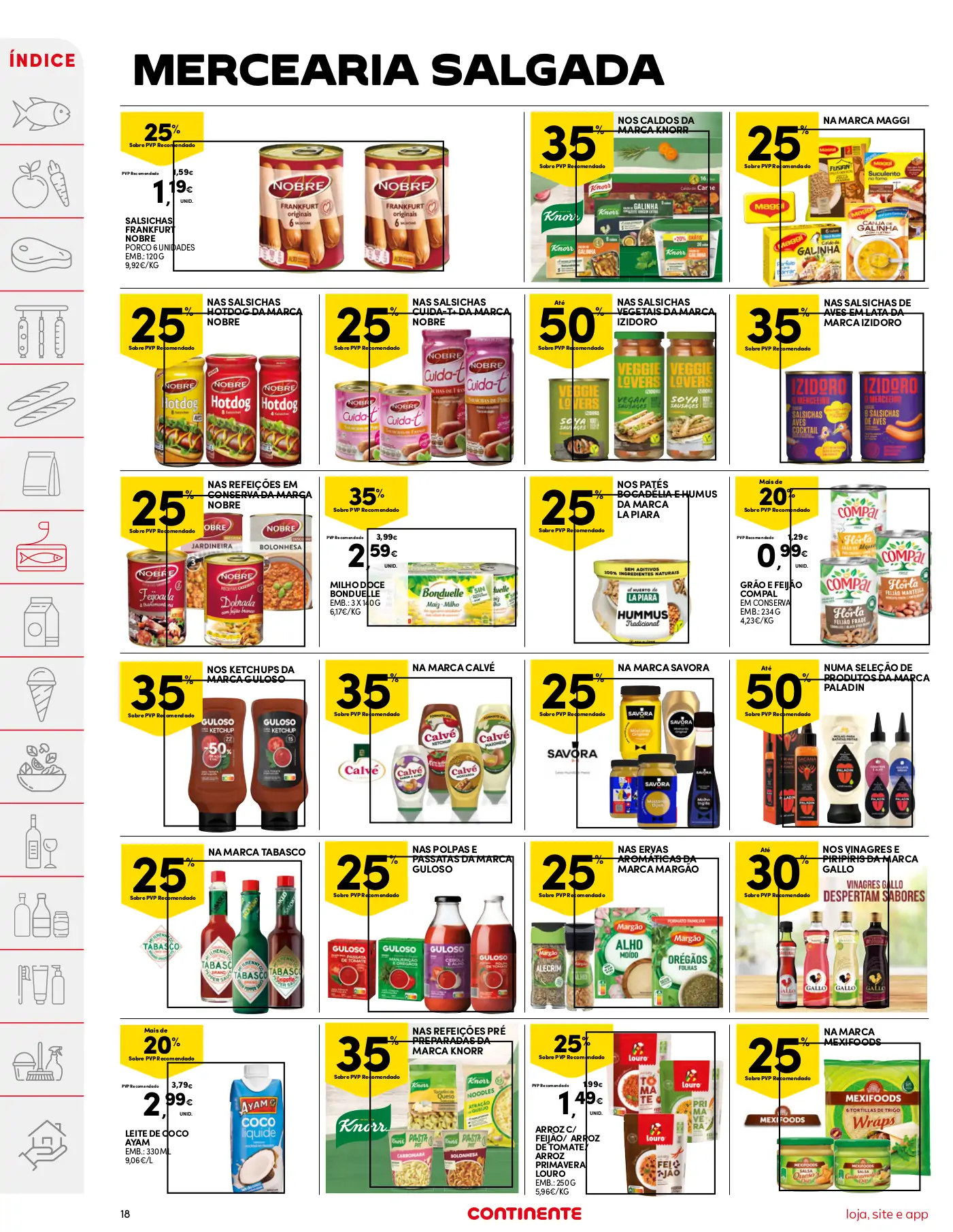 Folheto Continente (22 a 28 agosto)