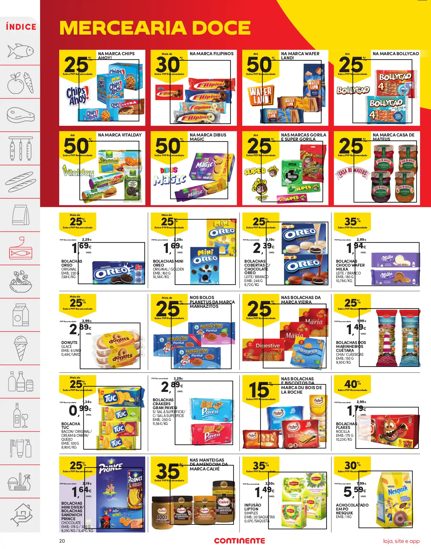 Folheto Continente (8 a 14 agosto)