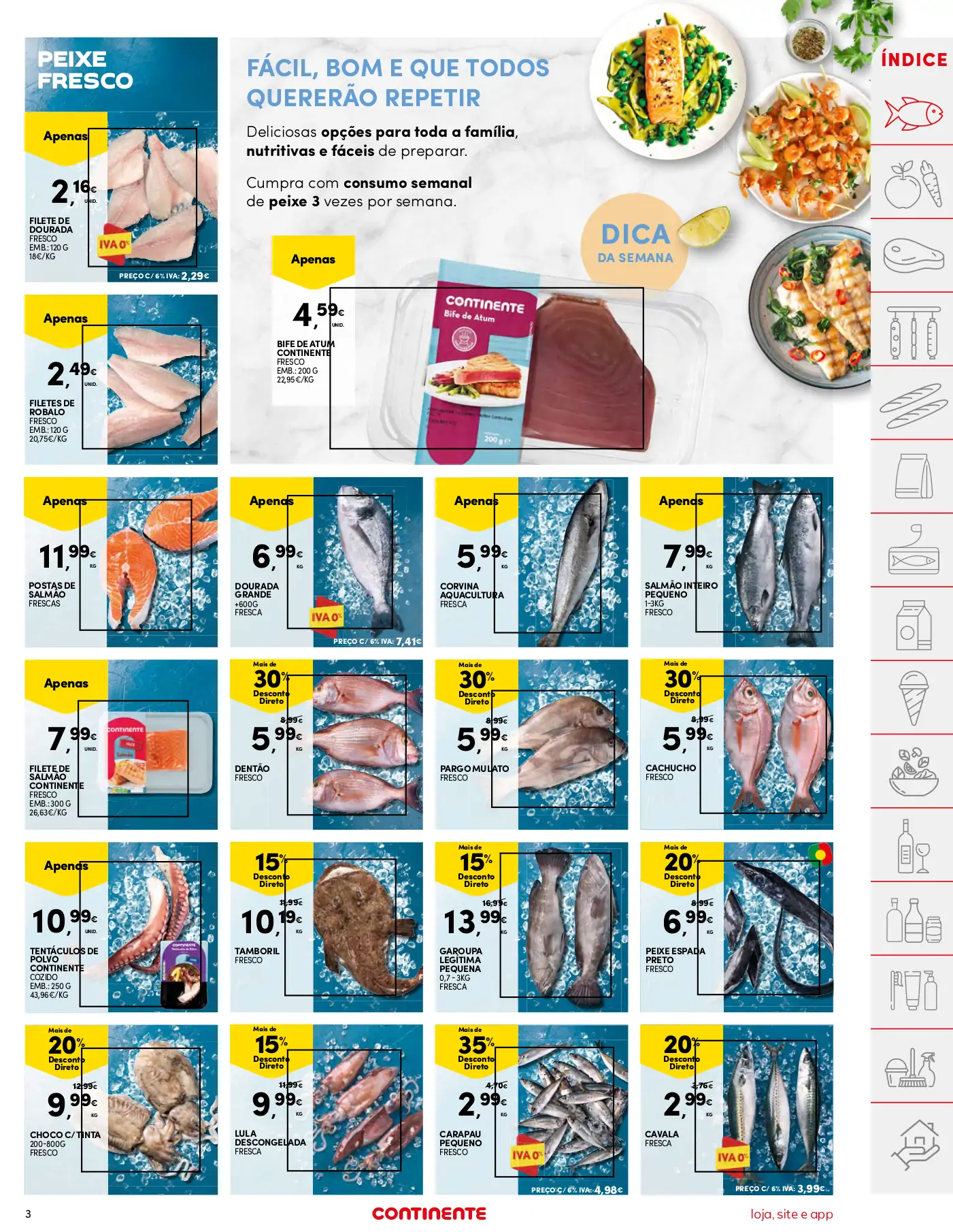 Folheto Continente desta semana (1 a 7 agosto)