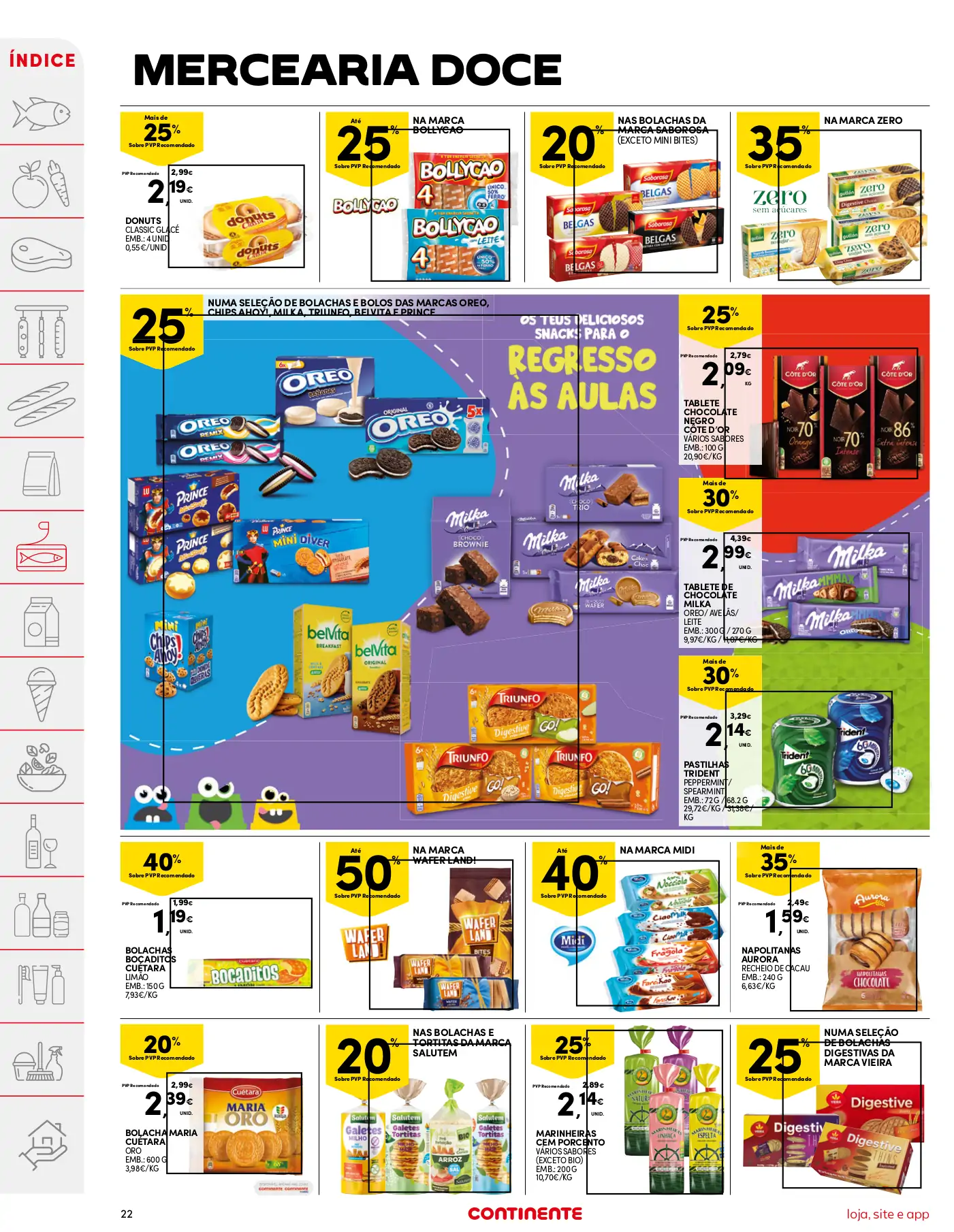 Folheto Continente (22 a 28 agosto)