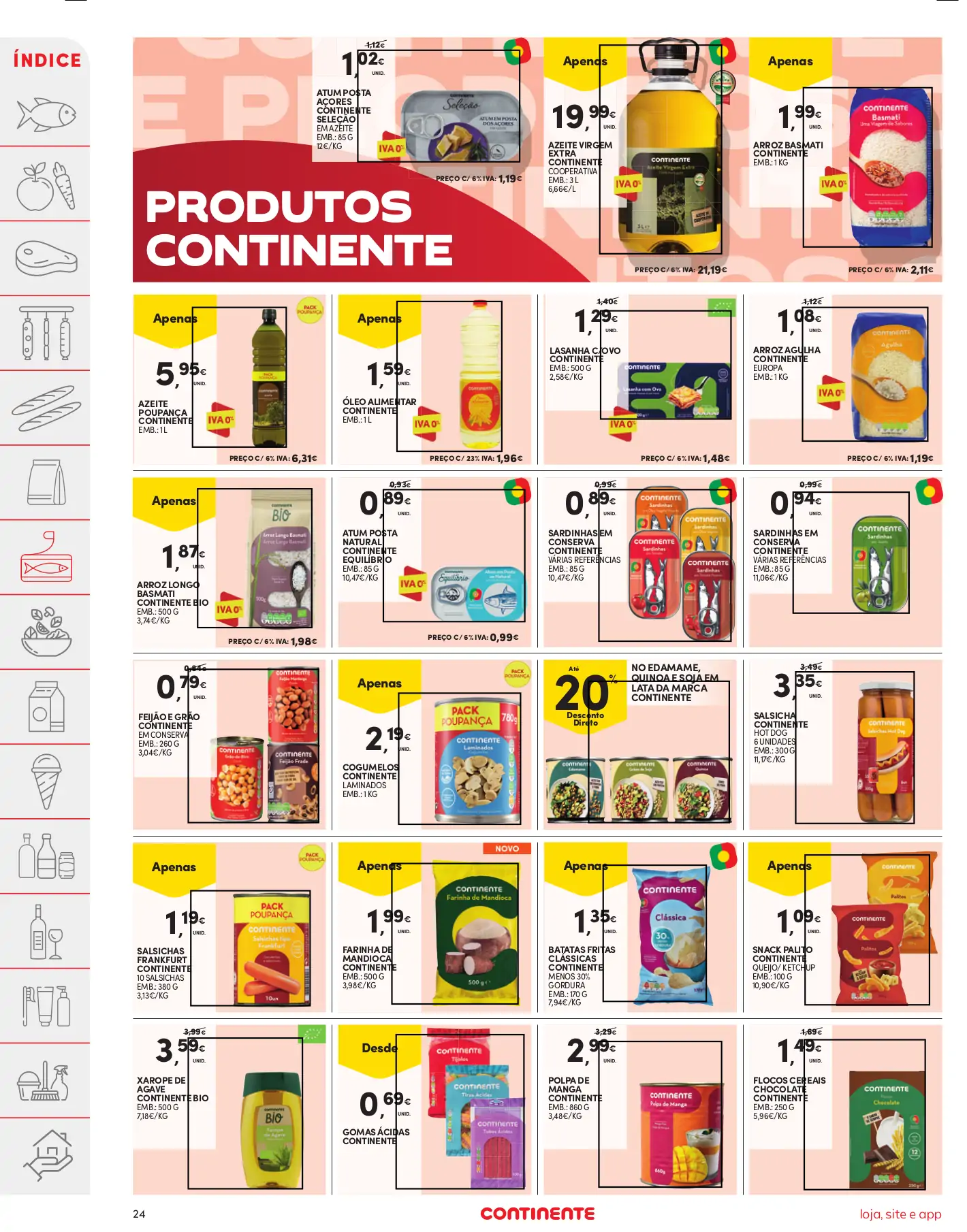 Folheto Continente (8 a 14 agosto)