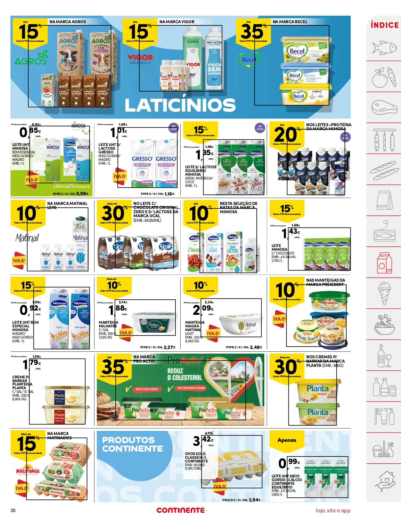 Folheto Continente (22 a 28 agosto)