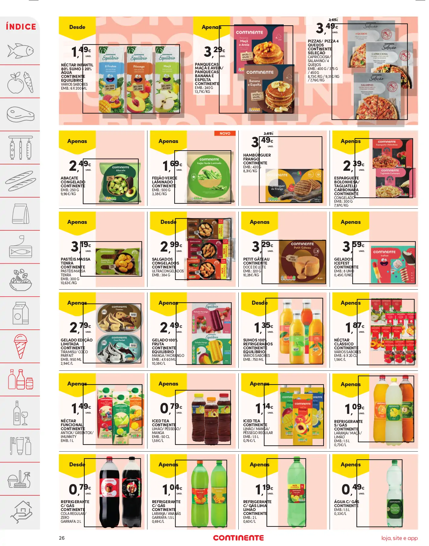 Folheto Continente (8 a 14 agosto)