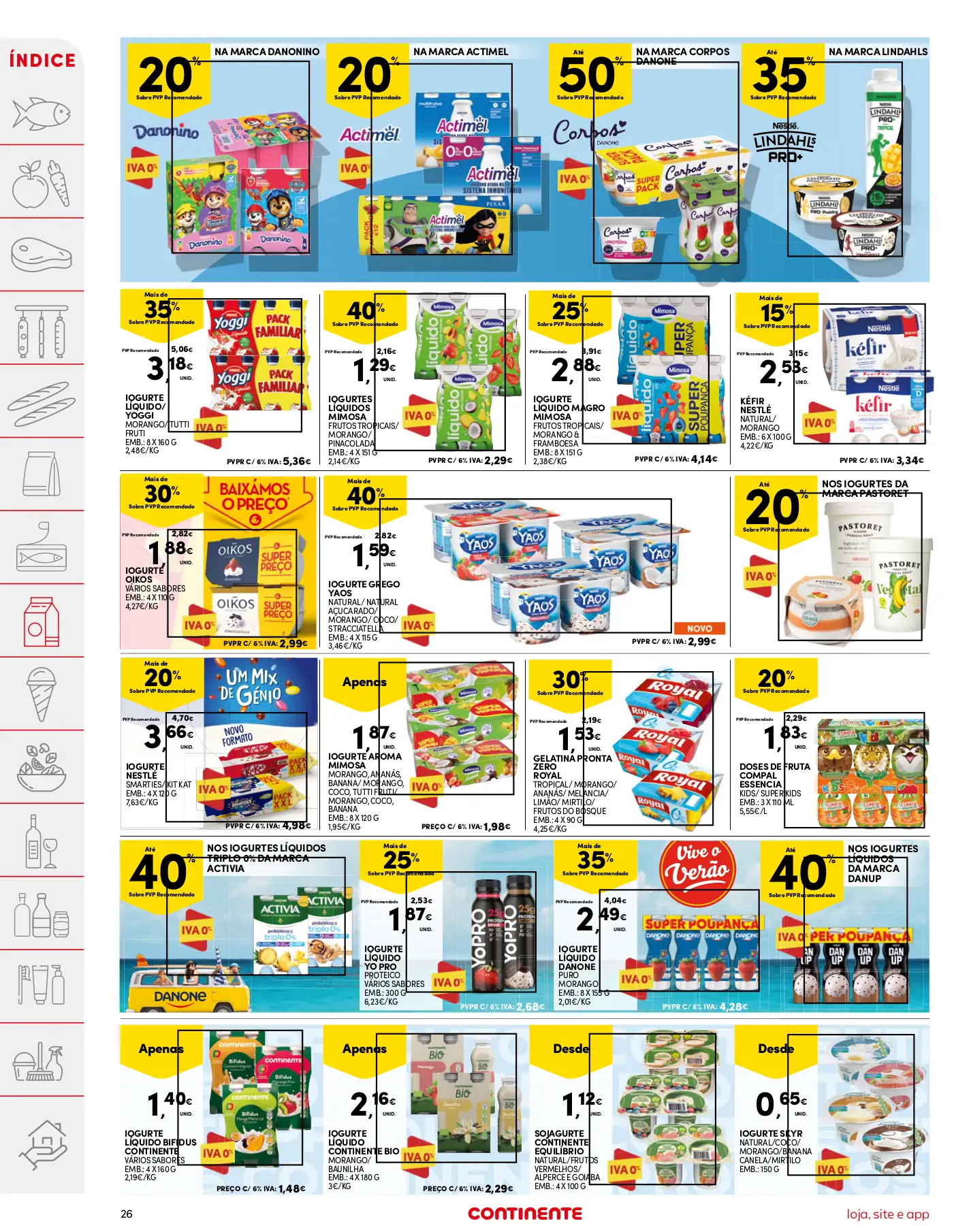 Folheto Continente (22 a 28 agosto)